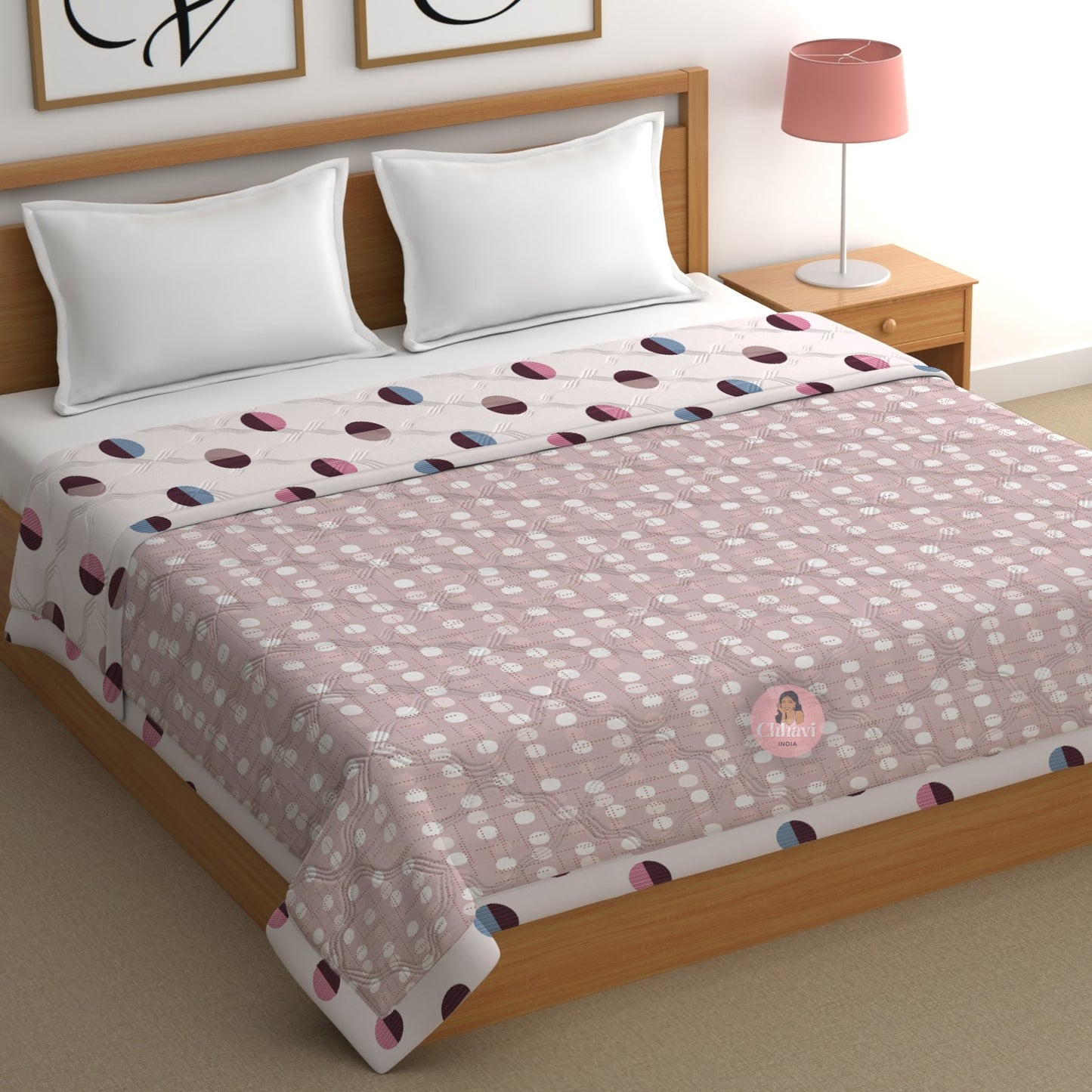 CHHAVI INDIA Printed Double Comforter for AC Room