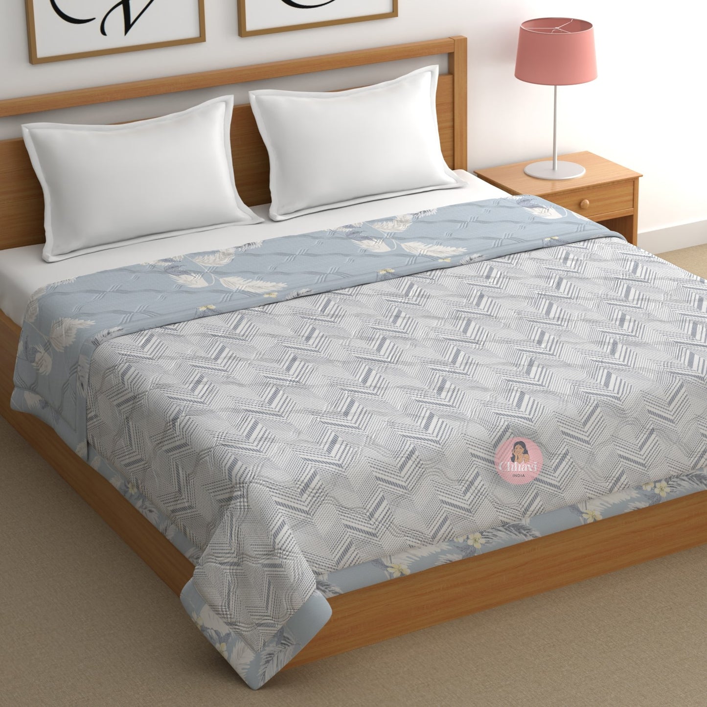 CHHAVI INDIA Printed Double Comforter for AC Room