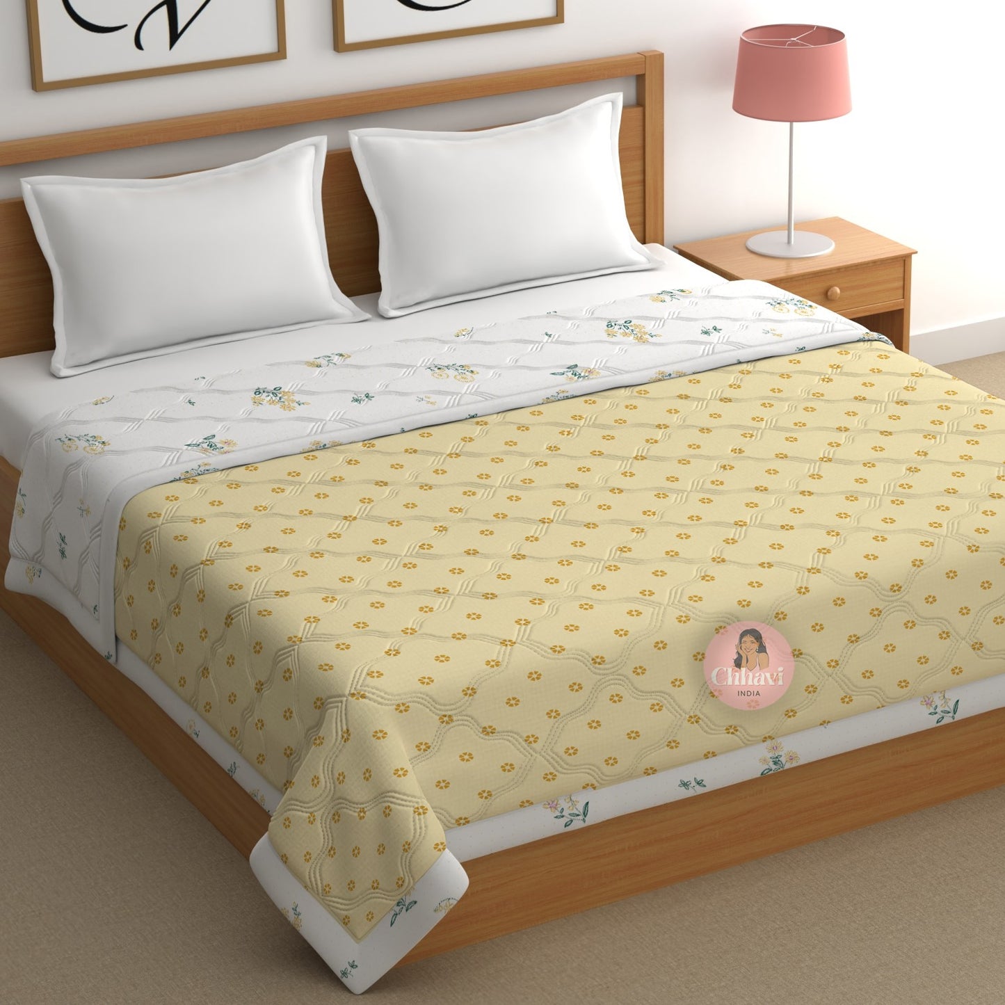 CHHAVI INDIA Printed Double Comforter for AC Room