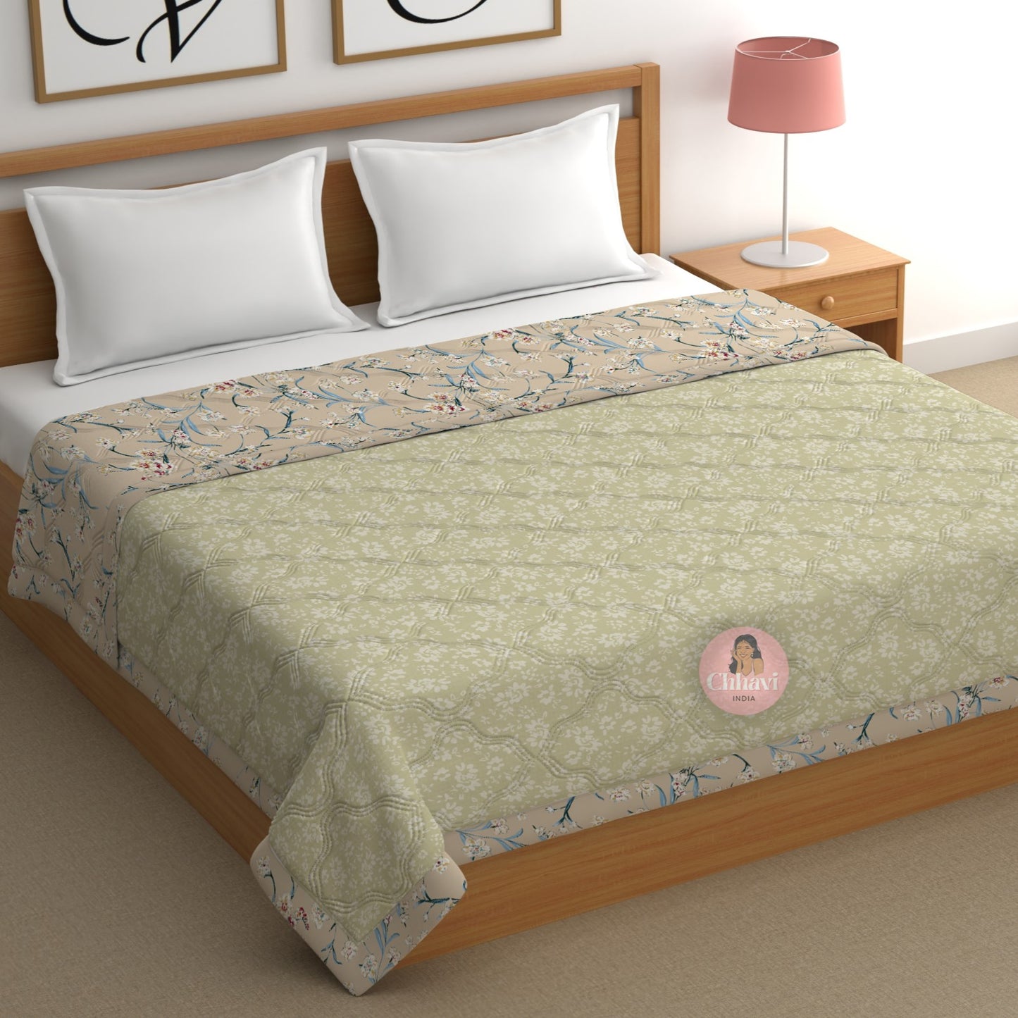 CHHAVI INDIA Printed Double Comforter for AC Room