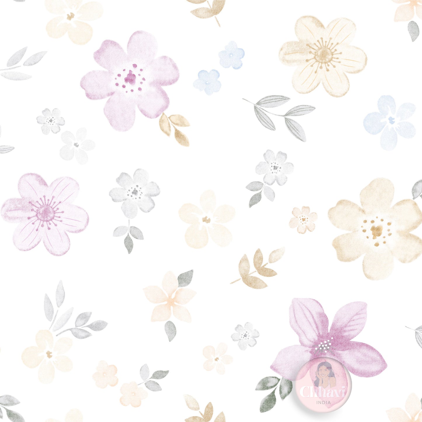 CHHAVI INDIA 210 TC Microfiber Printed King Size Bedsheet With Pillow Covers