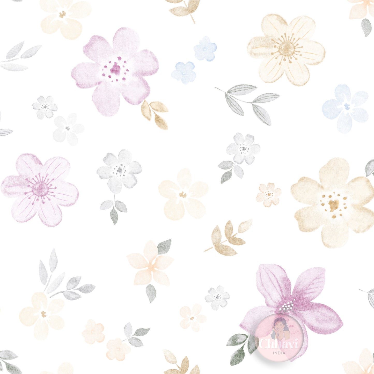 CHHAVI INDIA 210 TC Microfiber Printed Double Bedsheet With Pillow Covers