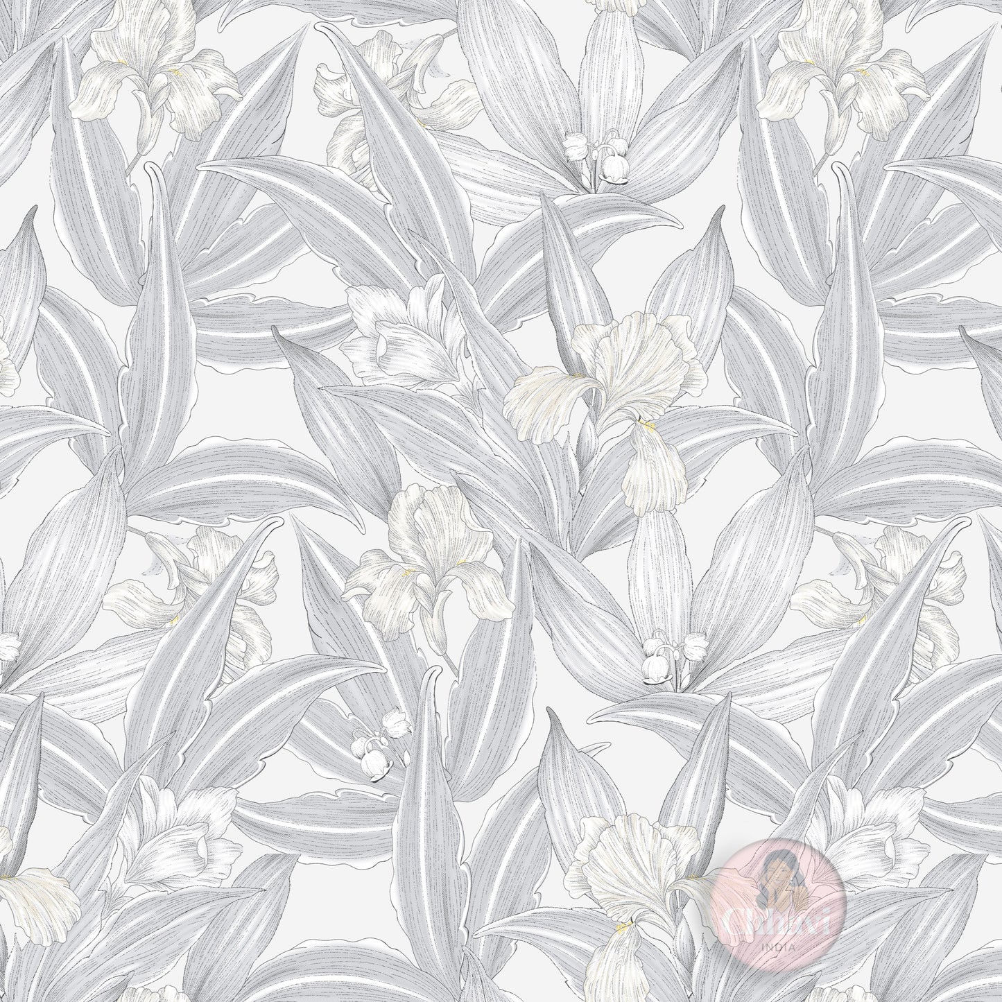 CHHAVI INDIA 210 TC Microfiber Printed Double Bedsheet With Pillow Covers