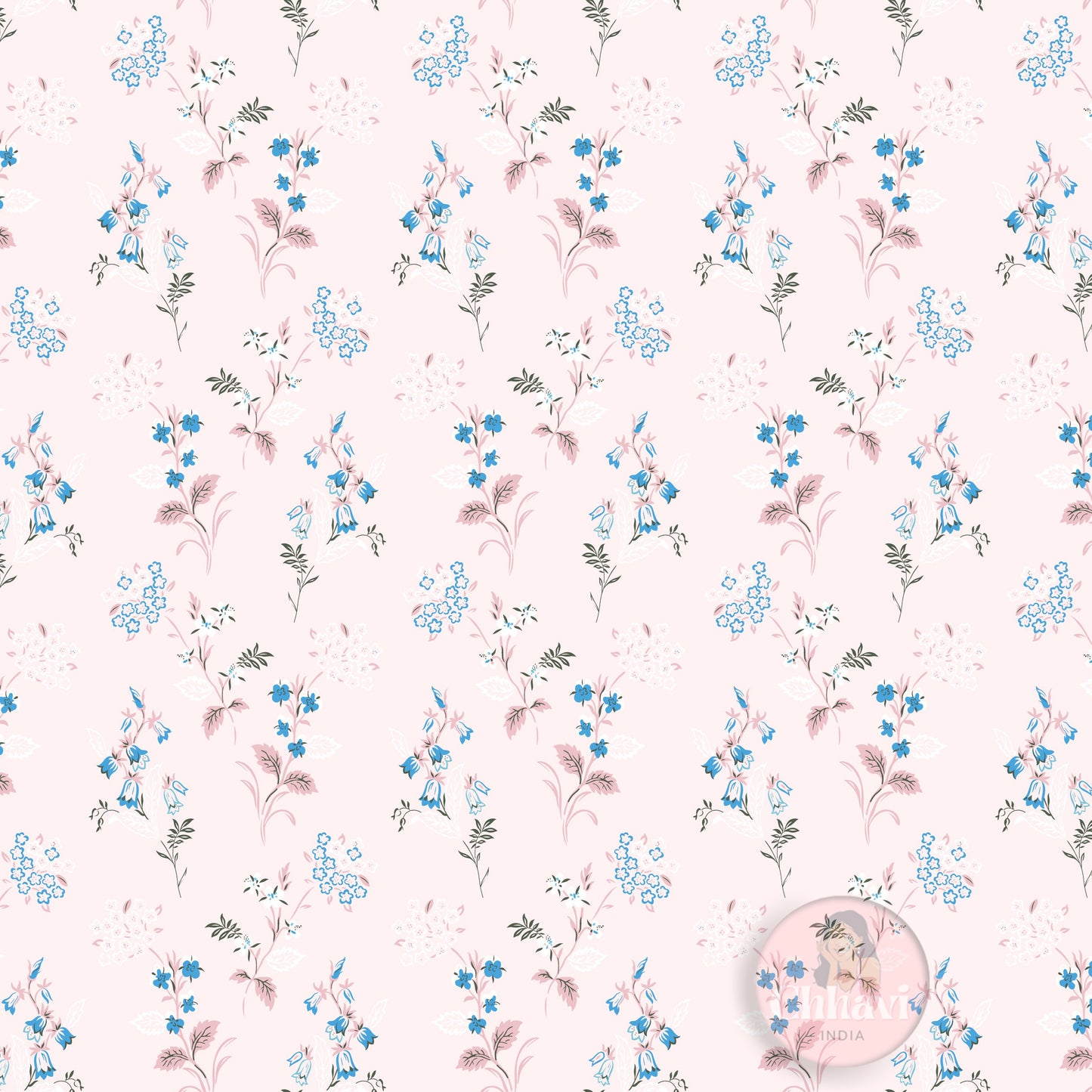 CHHAVI INDIA 210 TC Microfiber Fitted Double Size Printed Bedsheet With 2 Pillow covers