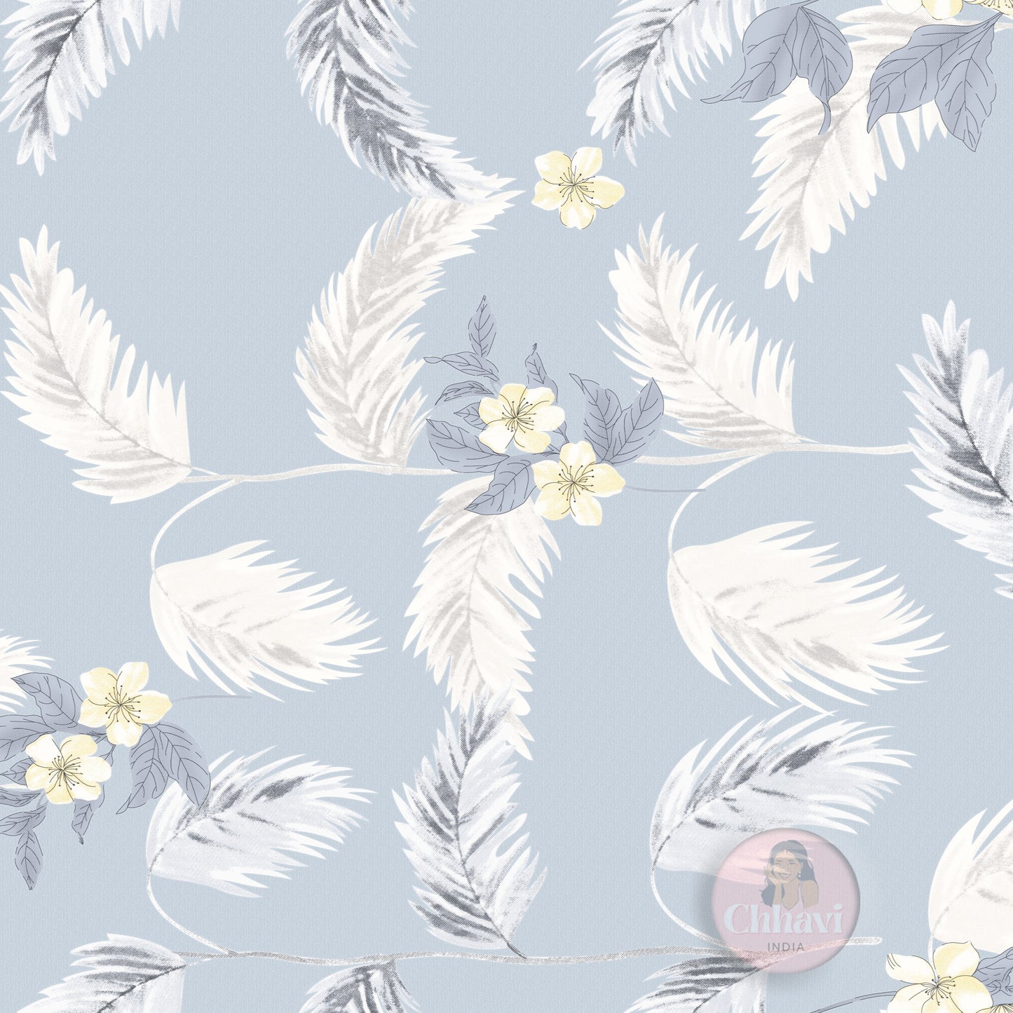 CHHAVI INDIA 210 TC Microfiber Fitted Double Size Printed Bedsheet With 2 Pillow covers