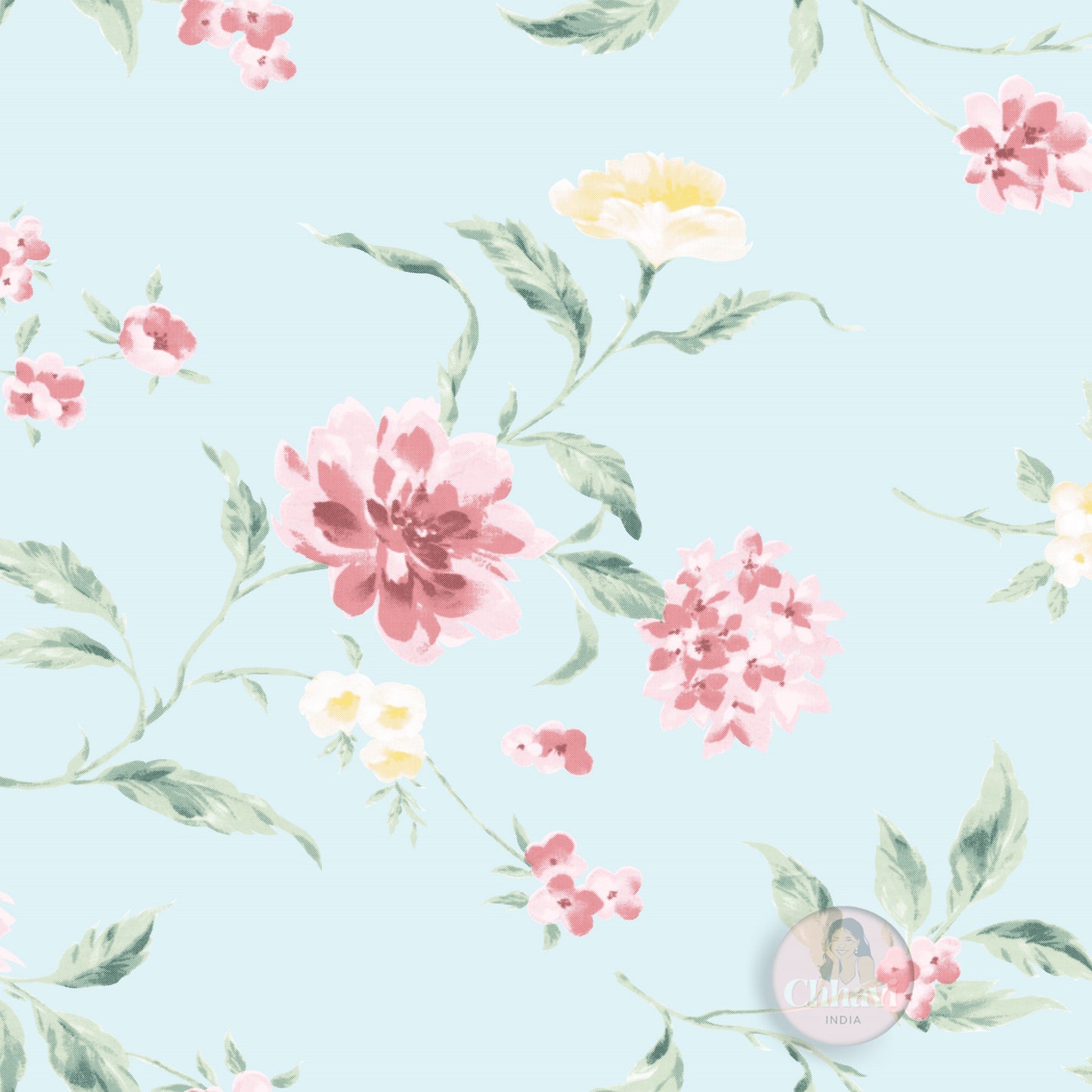 CHHAVI INDIA 210 TC Microfiber Printed King Size Bedsheet With Pillow Covers