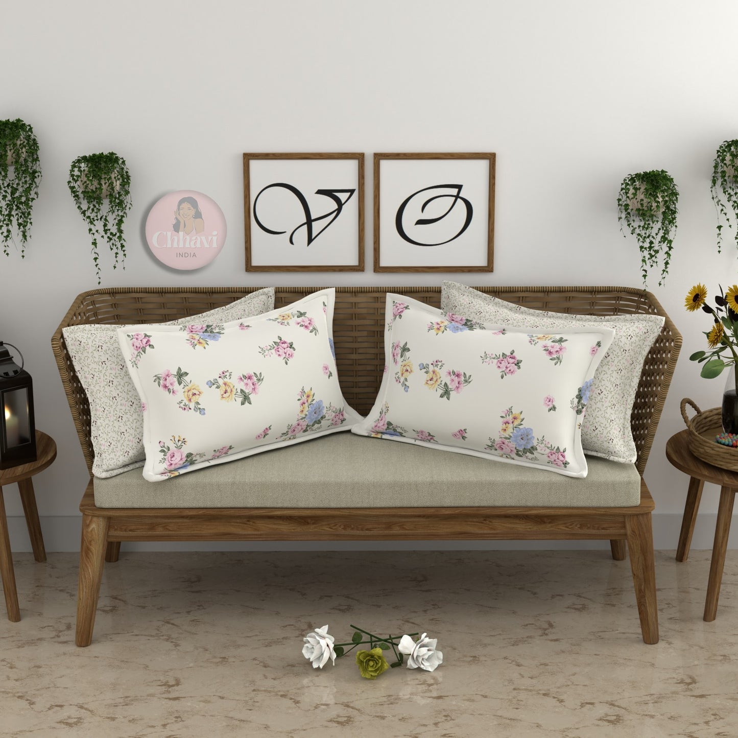 CHHAVI INDIA Microfiber Pillow Cover