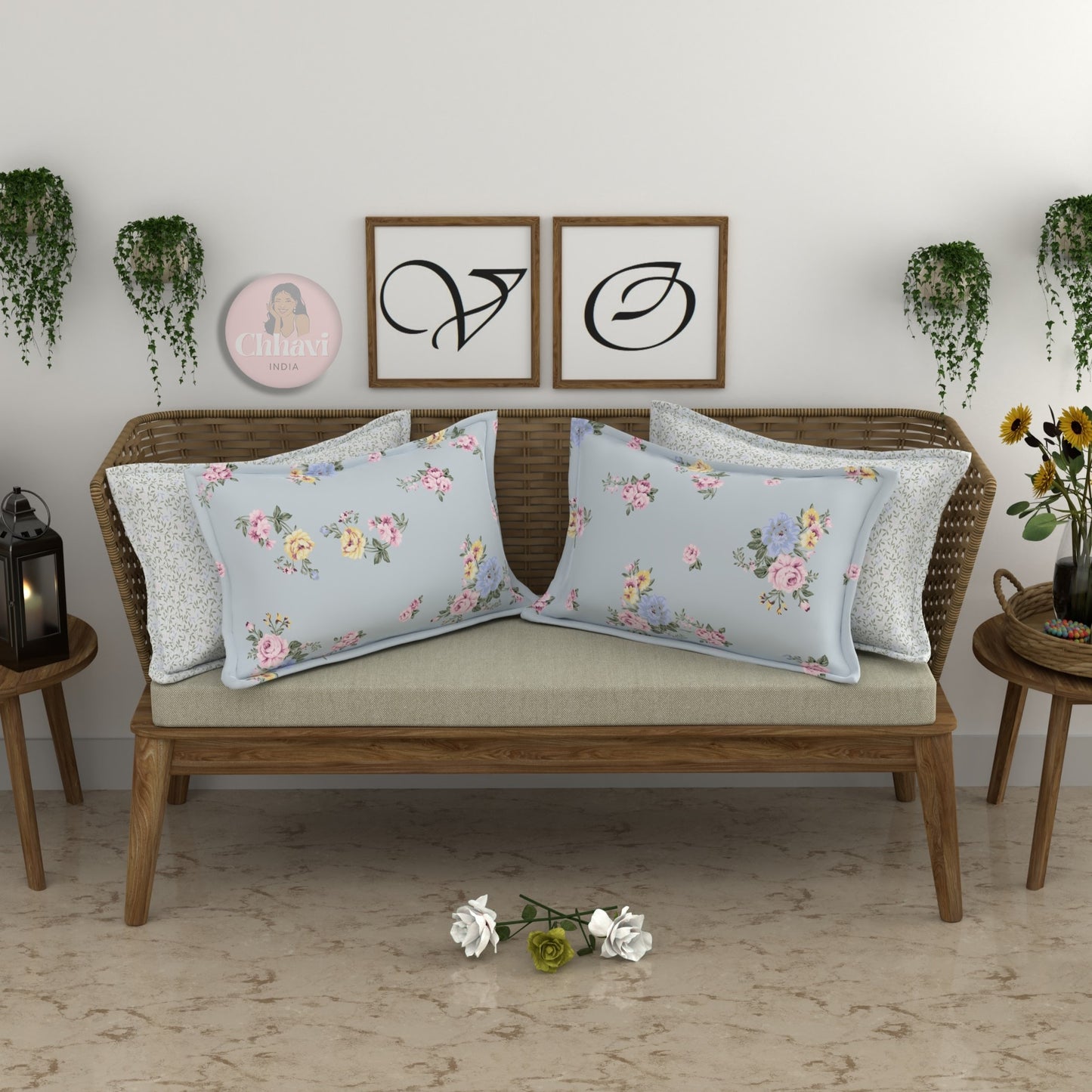 CHHAVI INDIA Microfiber Pillow Cover