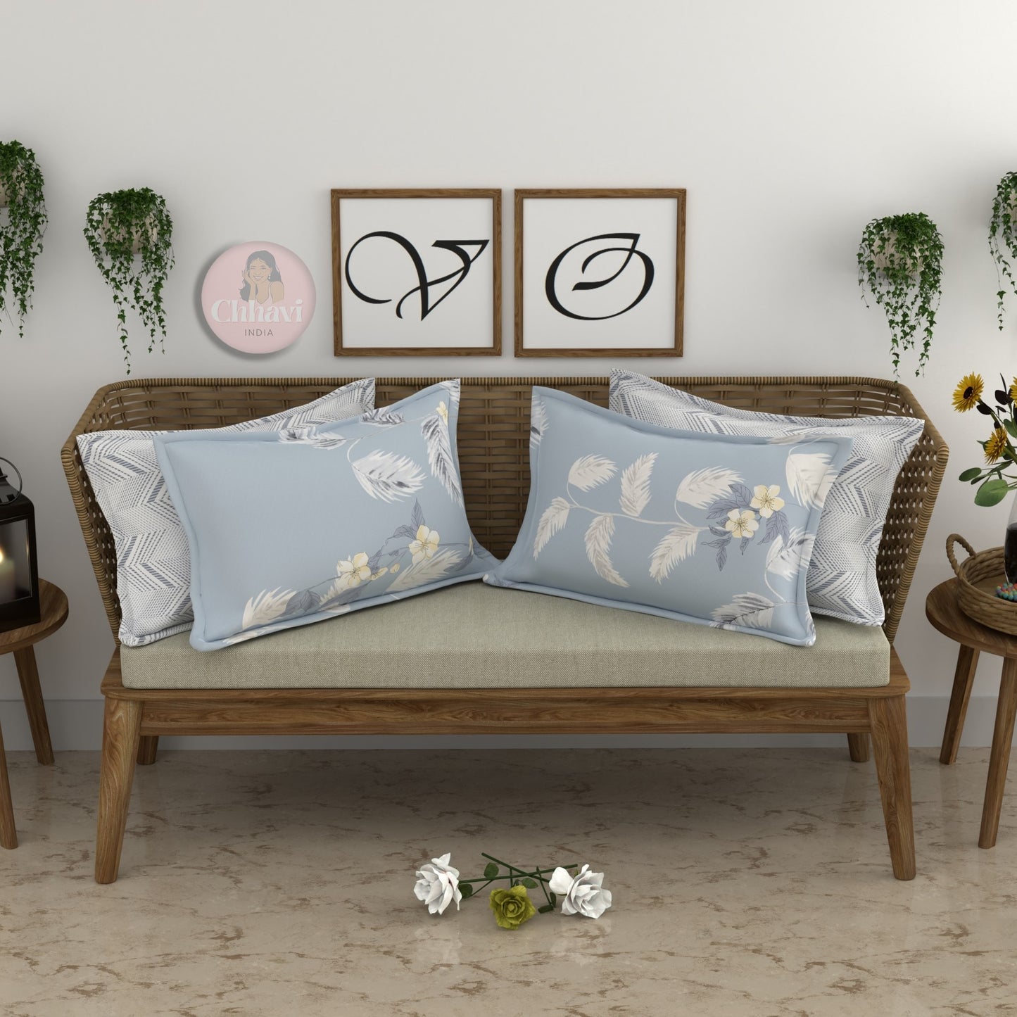 CHHAVI INDIA Microfiber Pillow Cover