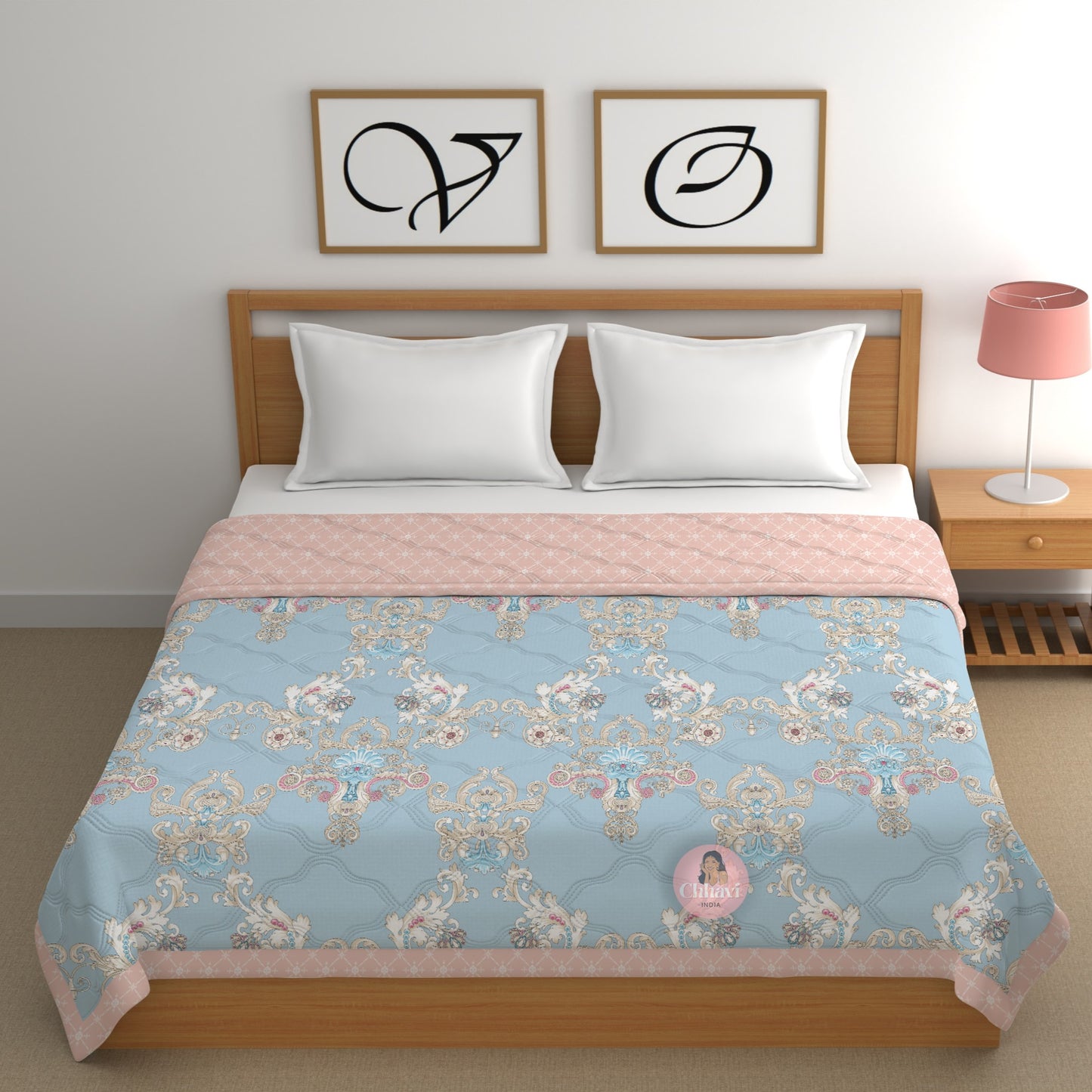 CHHAVI INDIA Printed Double Comforter for AC Room
