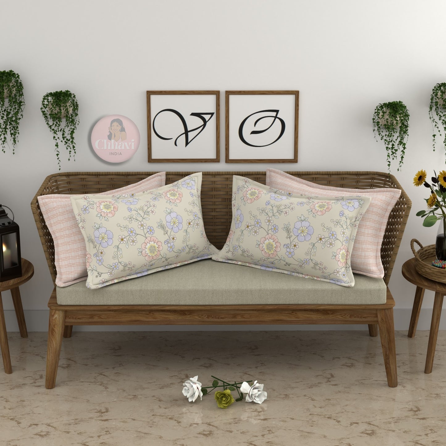 CHHAVI INDIA Microfiber Pillow Cover