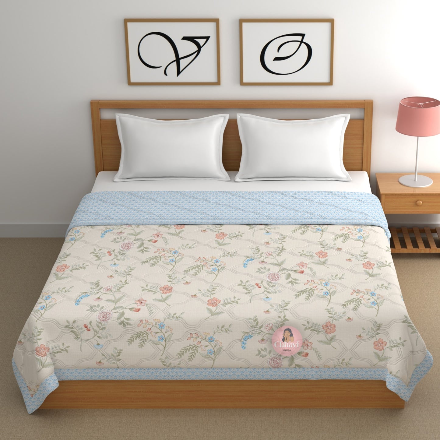 CHHAVI INDIA Printed Double Comforter for AC Room