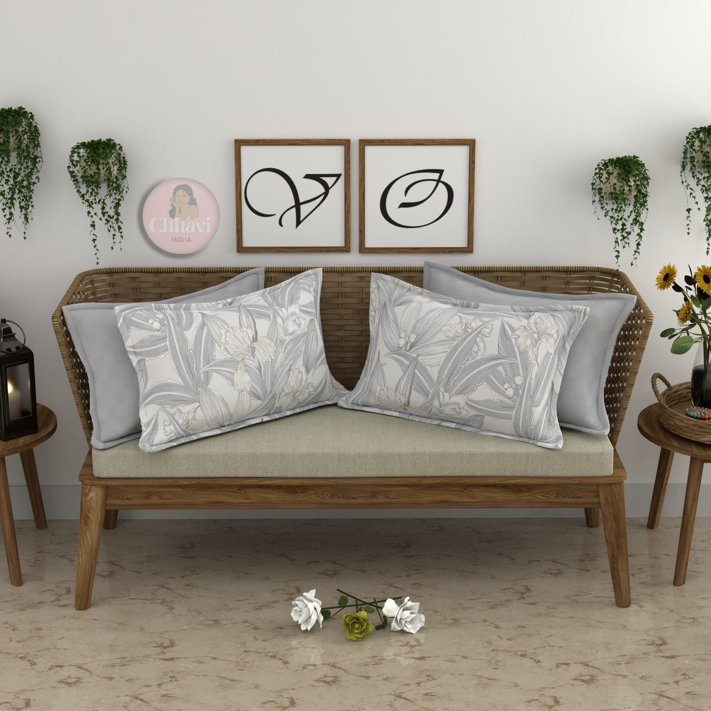 CHHAVI INDIA Microfiber Pillow Cover