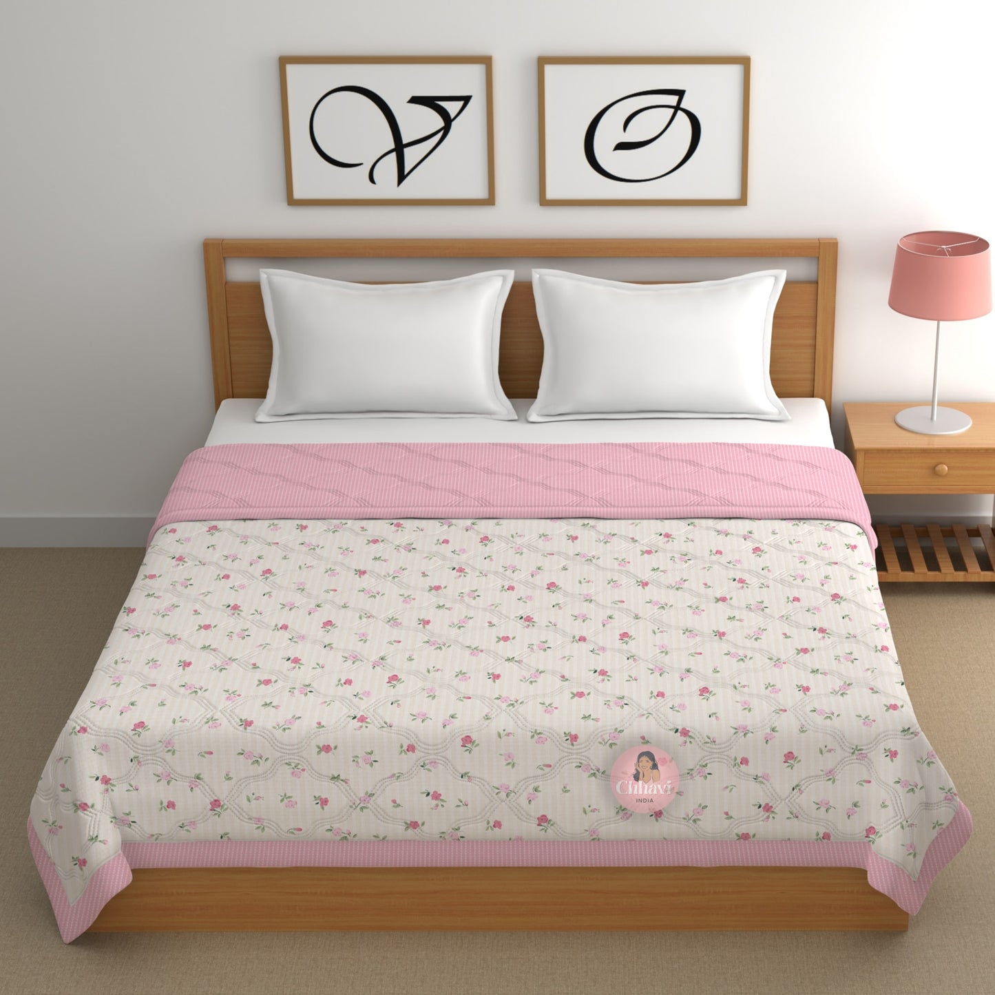 CHHAVI INDIA Printed Double Comforter for AC Room
