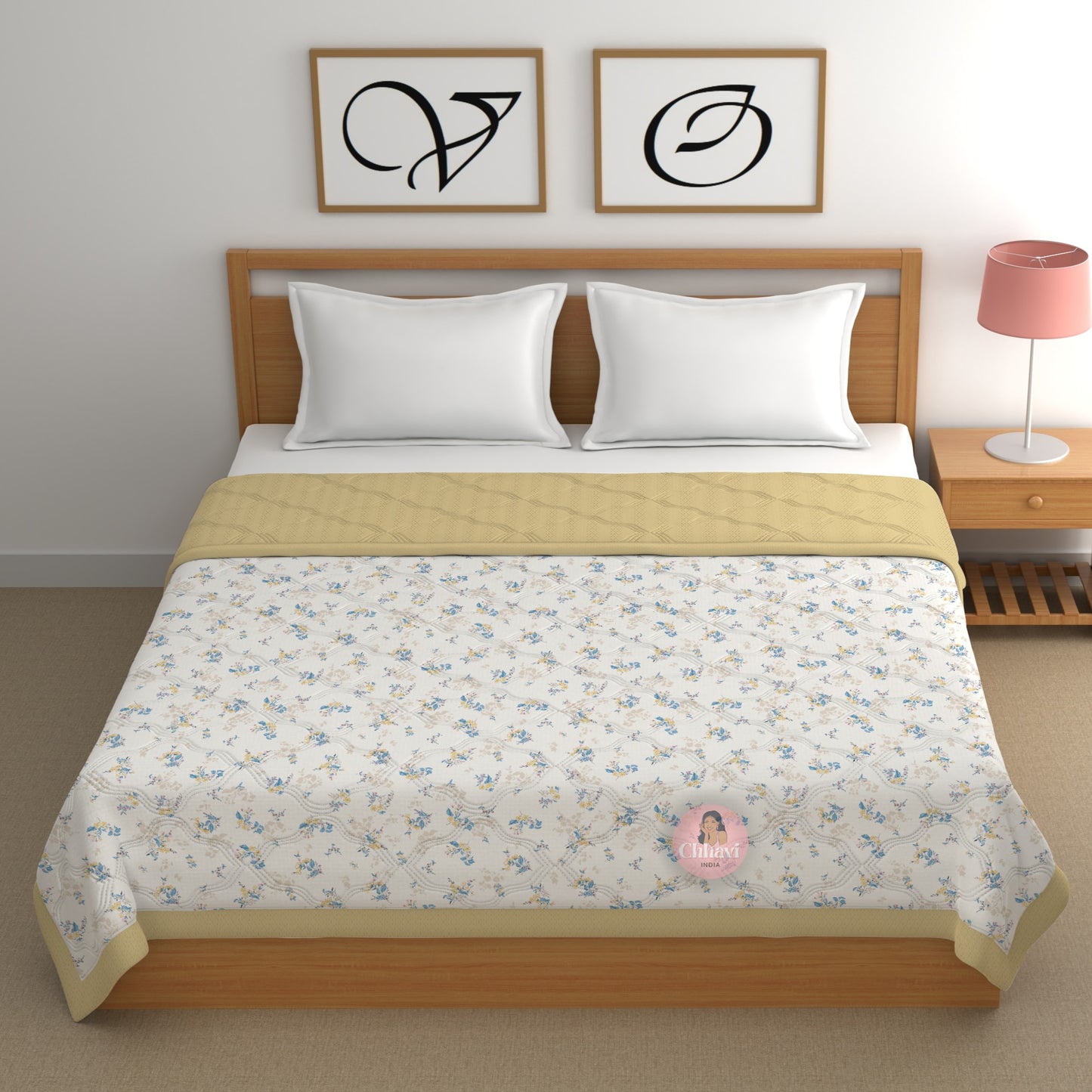 CHHAVI INDIA Printed Double Comforter for AC Room