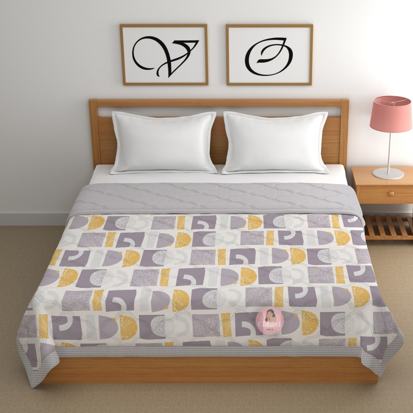 CHHAVI INDIA Printed Double Comforter for AC Room