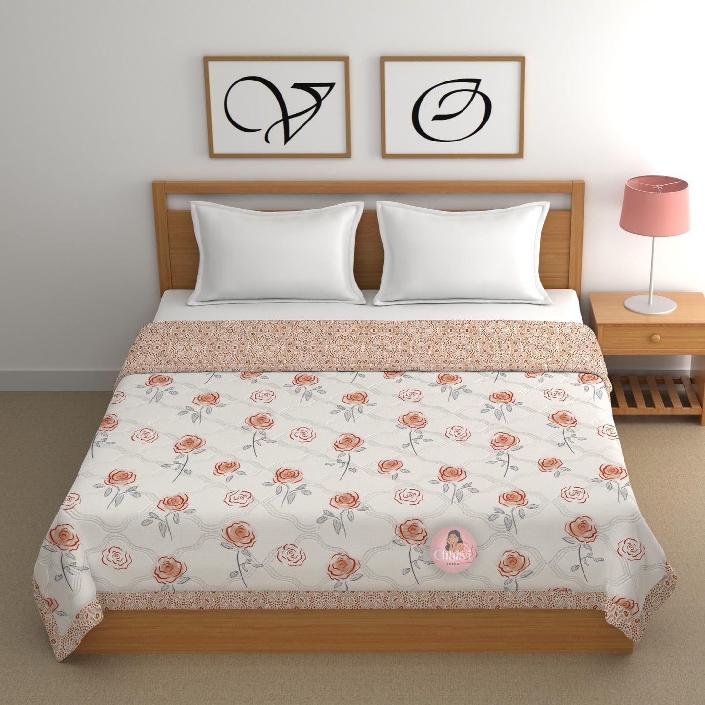 CHHAVI INDIA Printed Double Comforter for AC Room