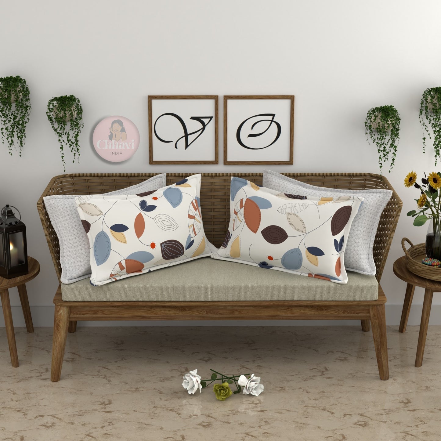 CHHAVI INDIA Microfiber Pillow Cover