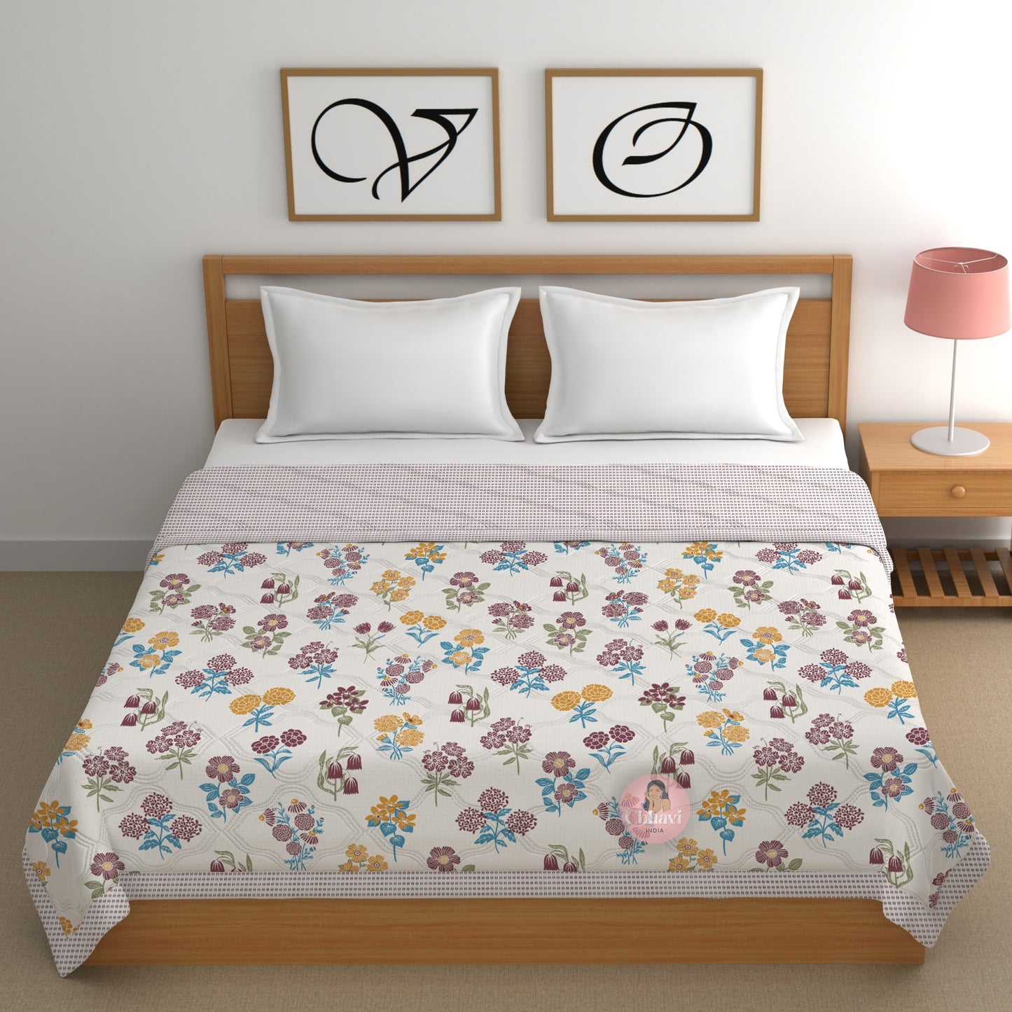 CHHAVI INDIA Printed Double Comforter for AC Room