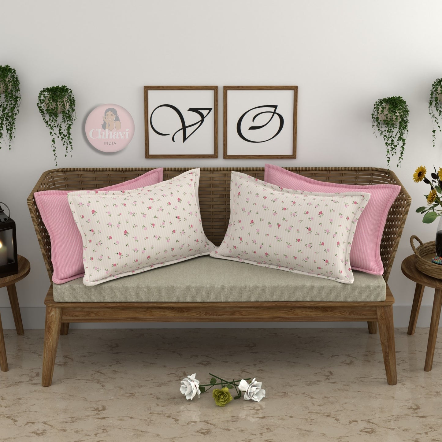 CHHAVI INDIA Microfiber Pillow Cover