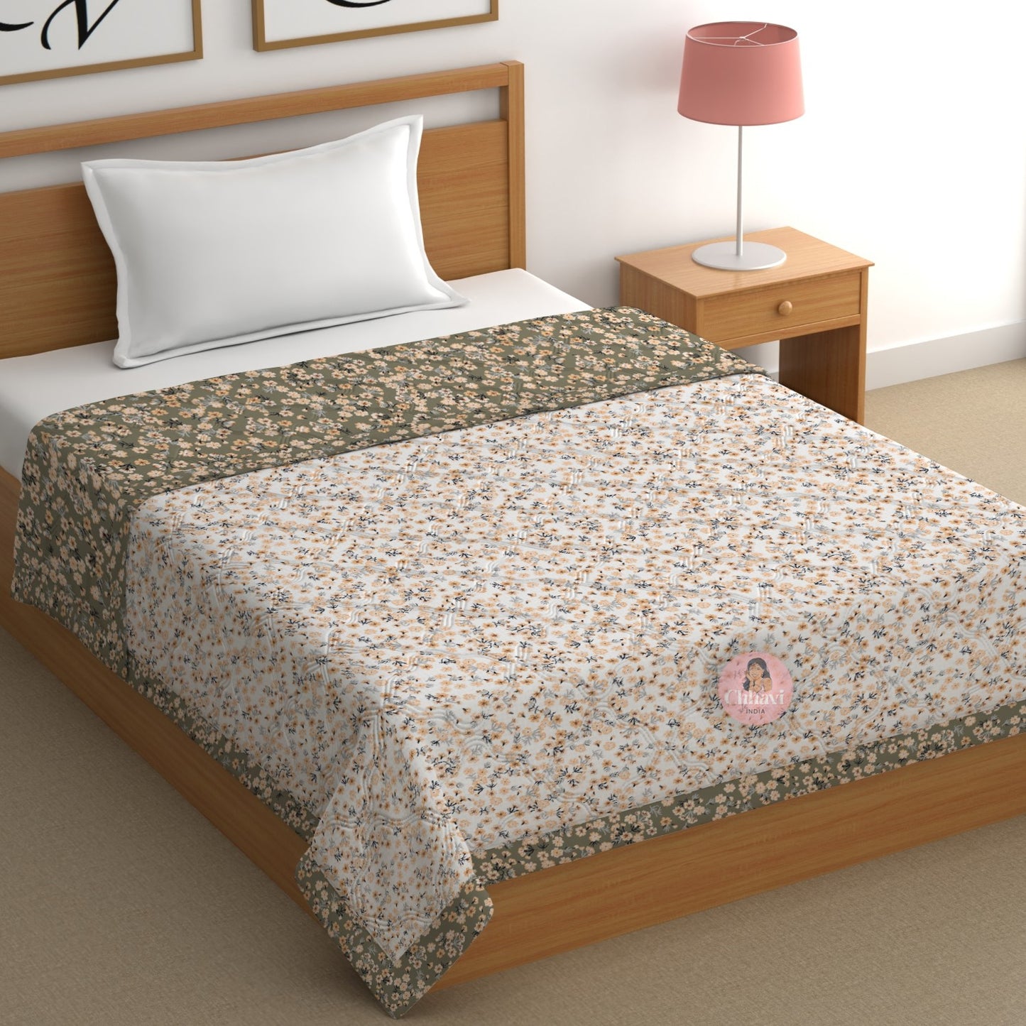 Chhavi india 210 TC single Bed Comforter
