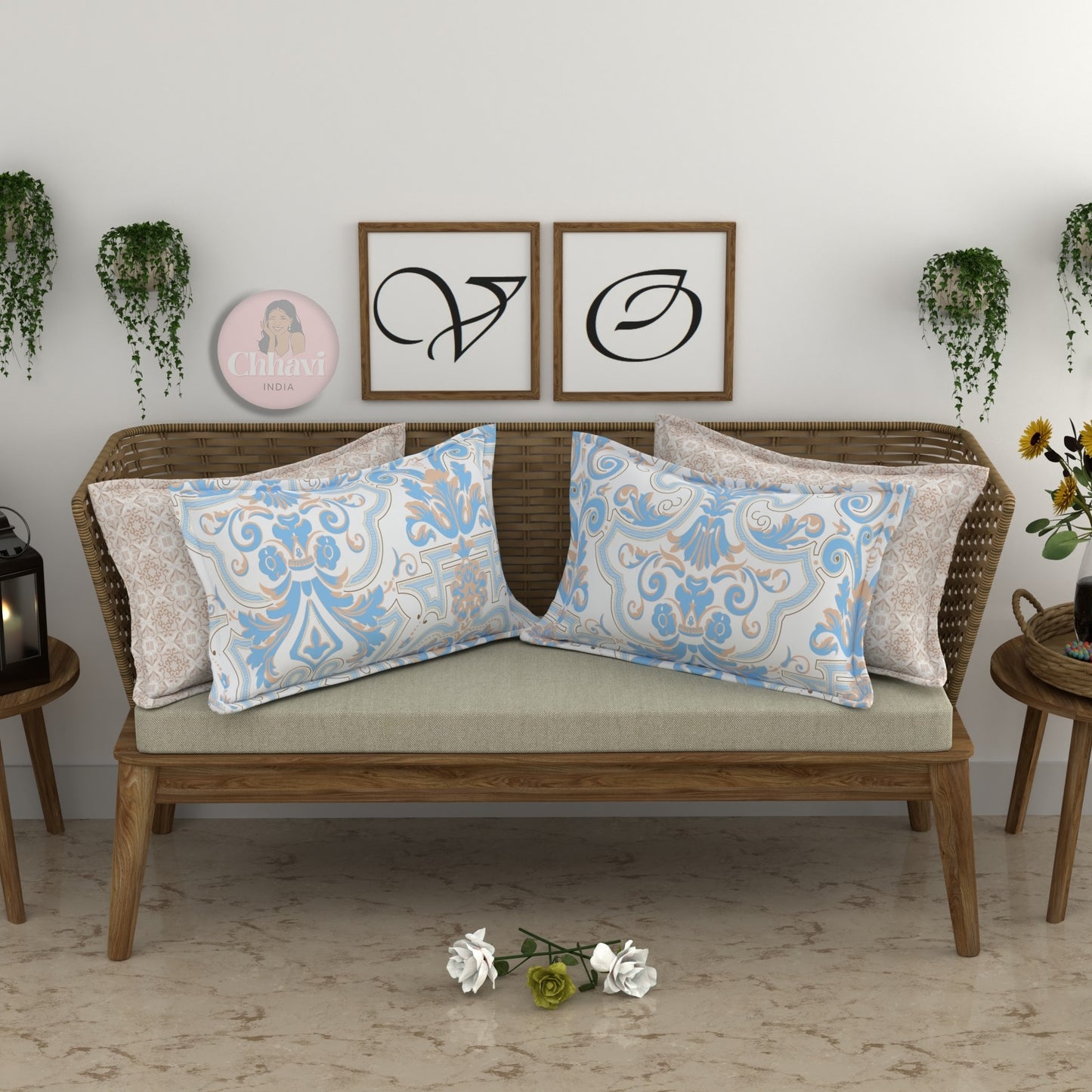 CHHAVI INDIA Microfiber Pillow Cover