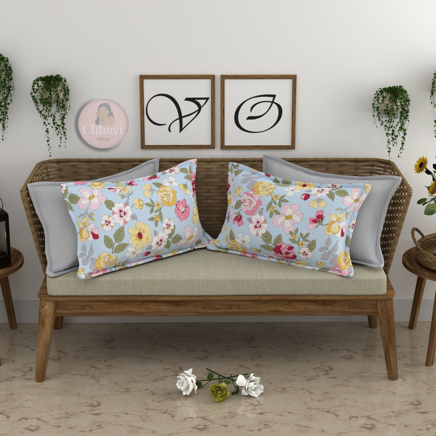 CHHAVI INDIA Microfiber Pillow Cover