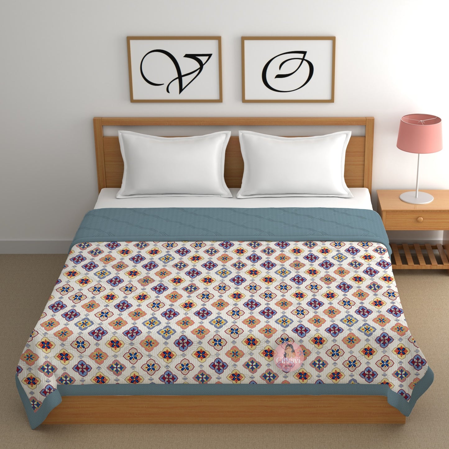 CHHAVI INDIA Printed Double Comforter for AC Room