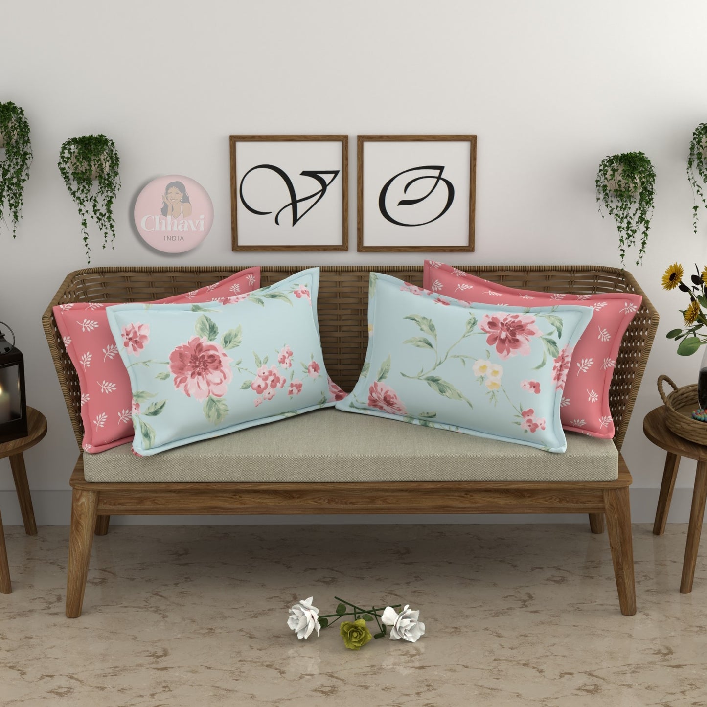 CHHAVI INDIA Microfiber Pillow Cover