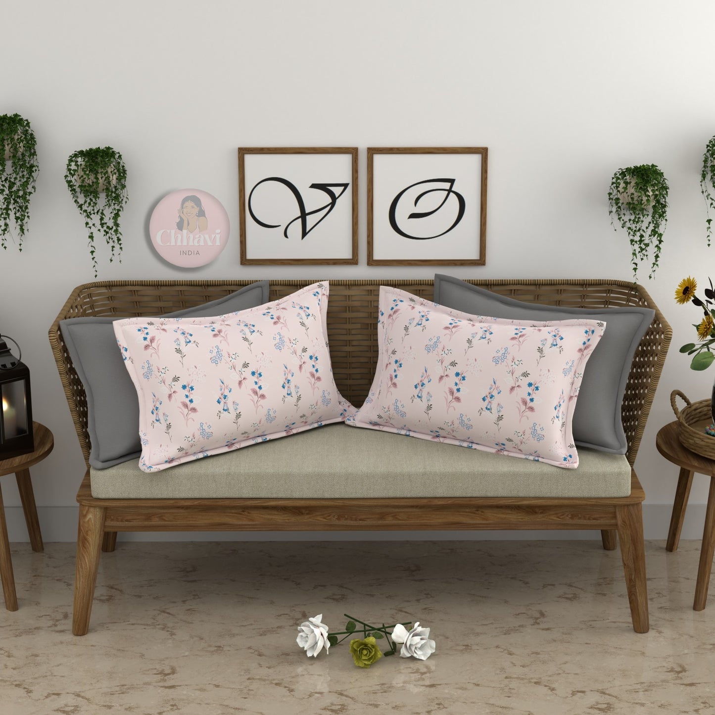CHHAVI INDIA Microfiber Pillow Cover