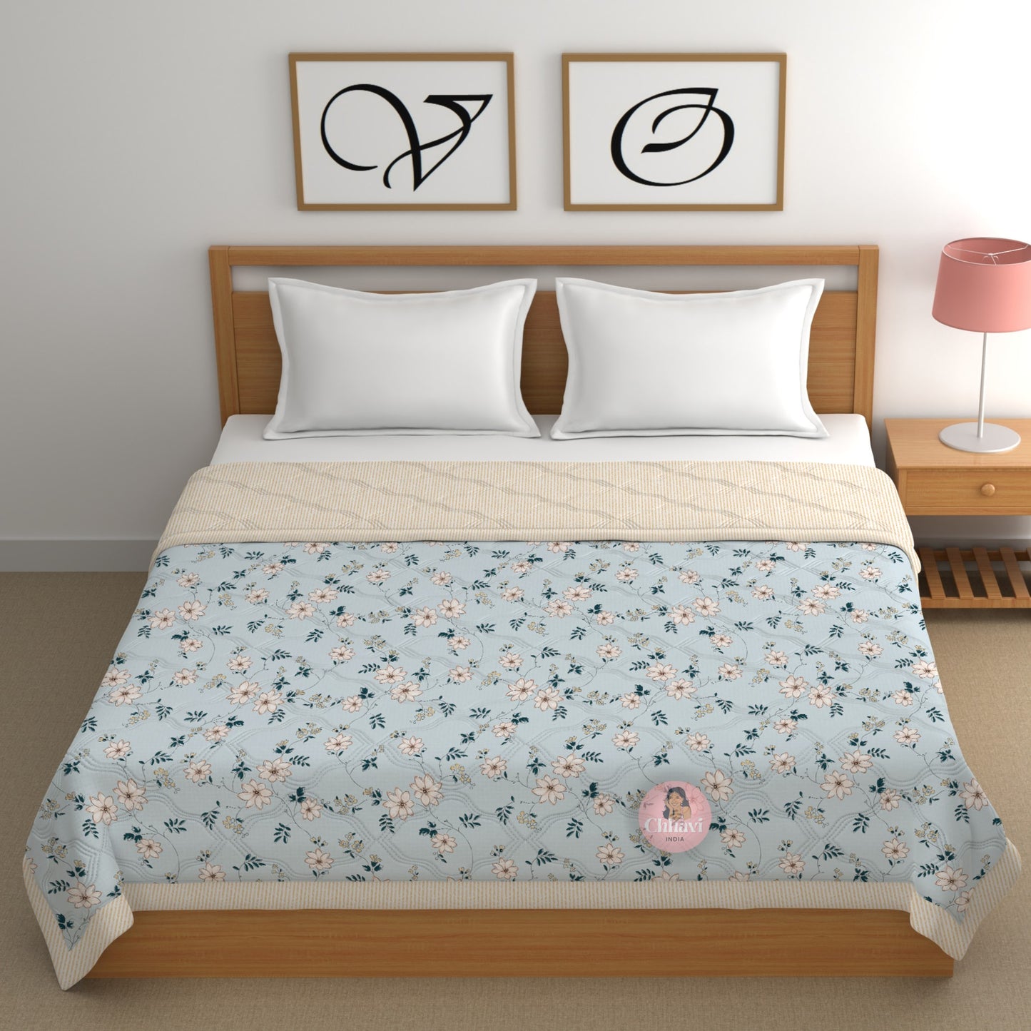 CHHAVI INDIA Printed Double Comforter for AC Room