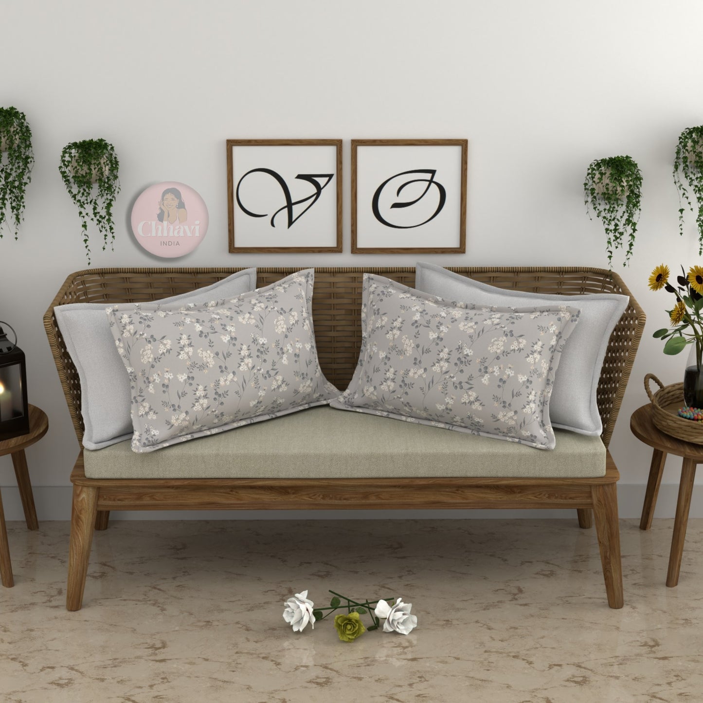 CHHAVI INDIA Microfiber Pillow Cover