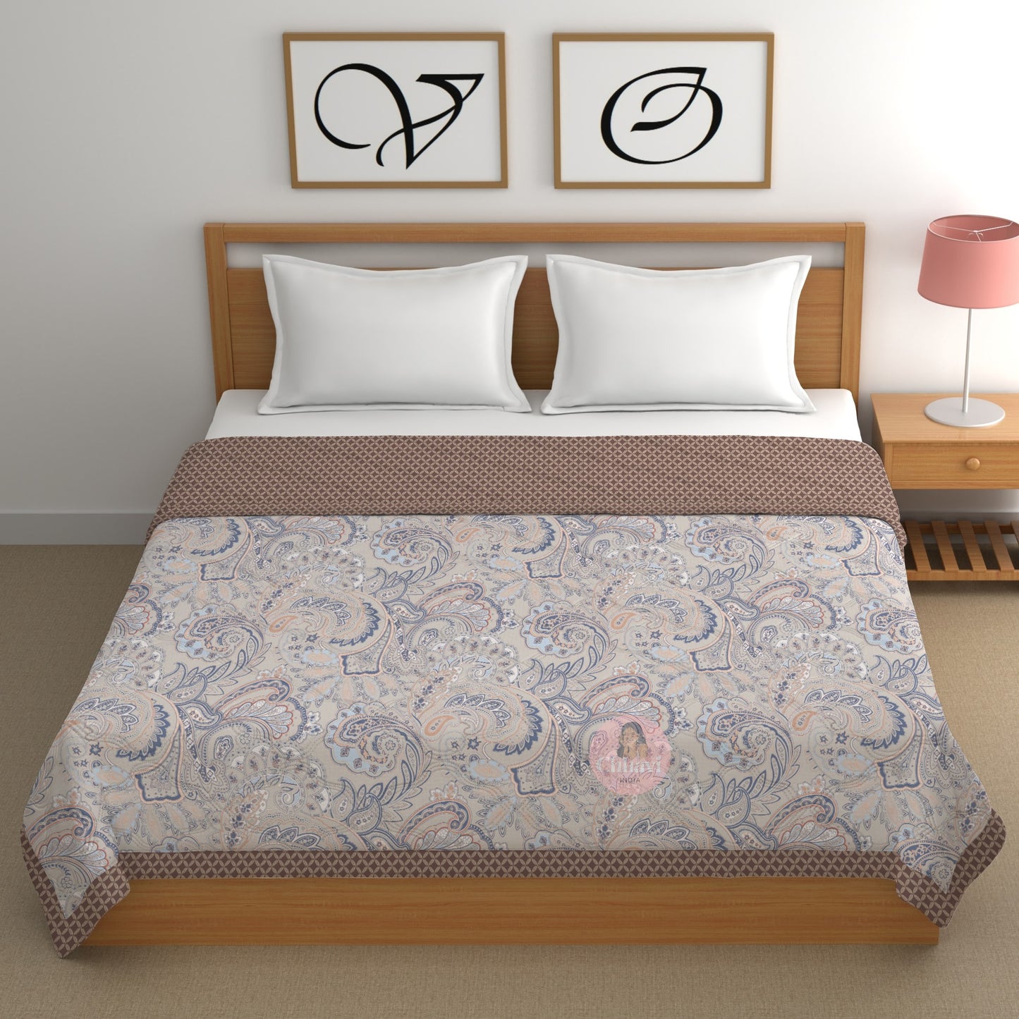 CHHAVI INDIA Printed Double Comforter for AC Room