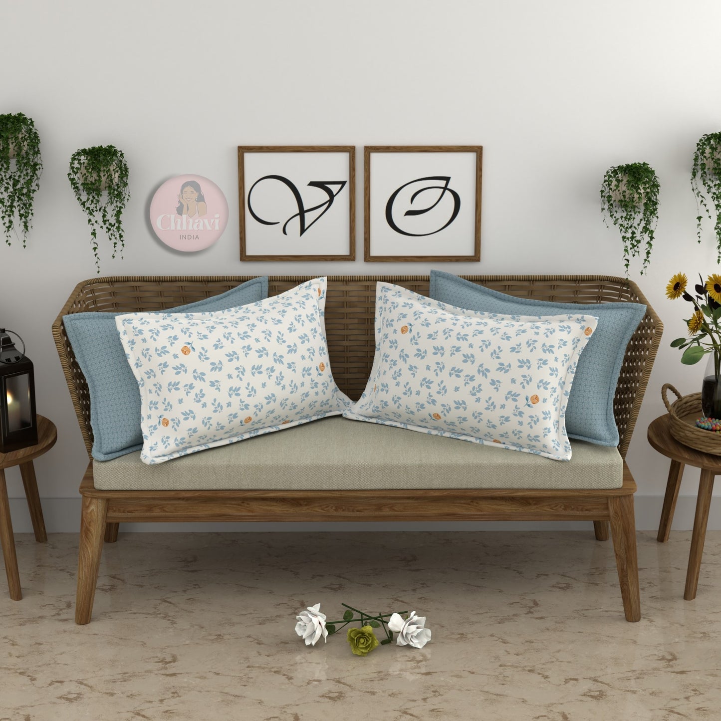 CHHAVI INDIA Microfiber Pillow Cover