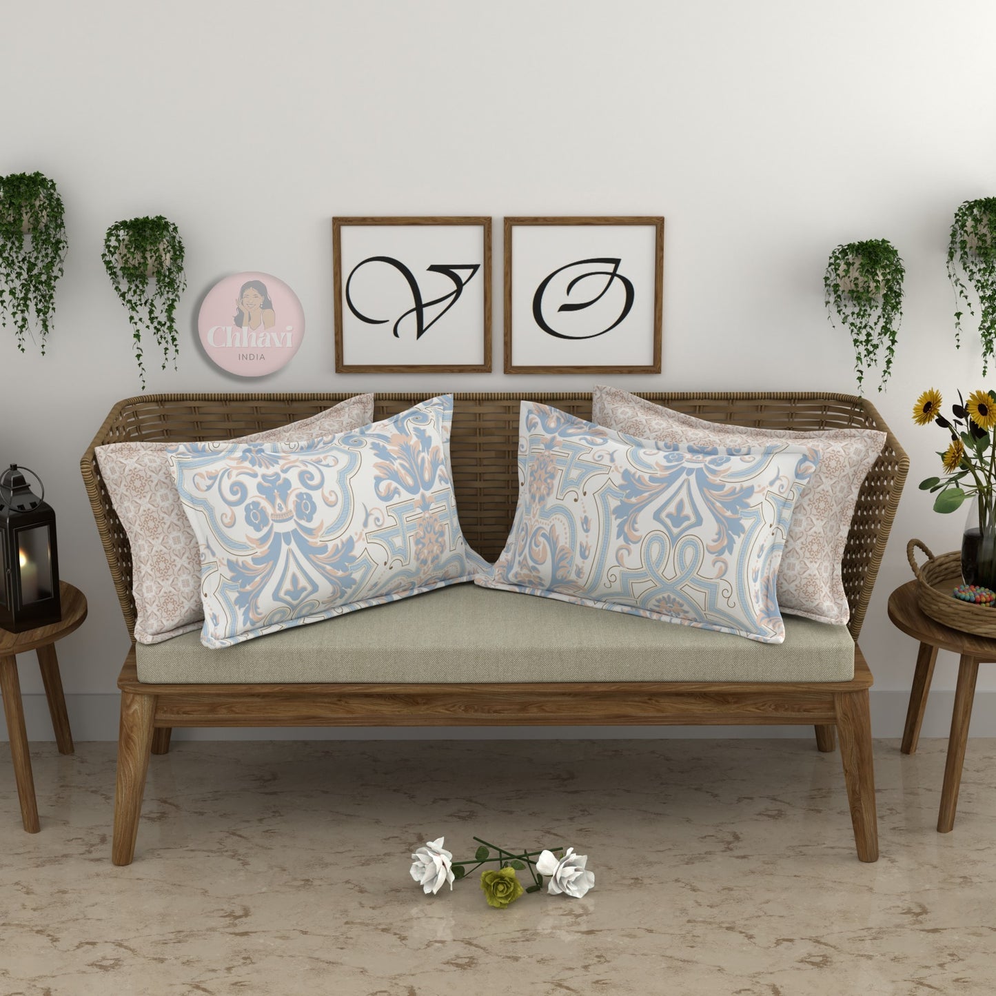 CHHAVI INDIA Microfiber Pillow Cover