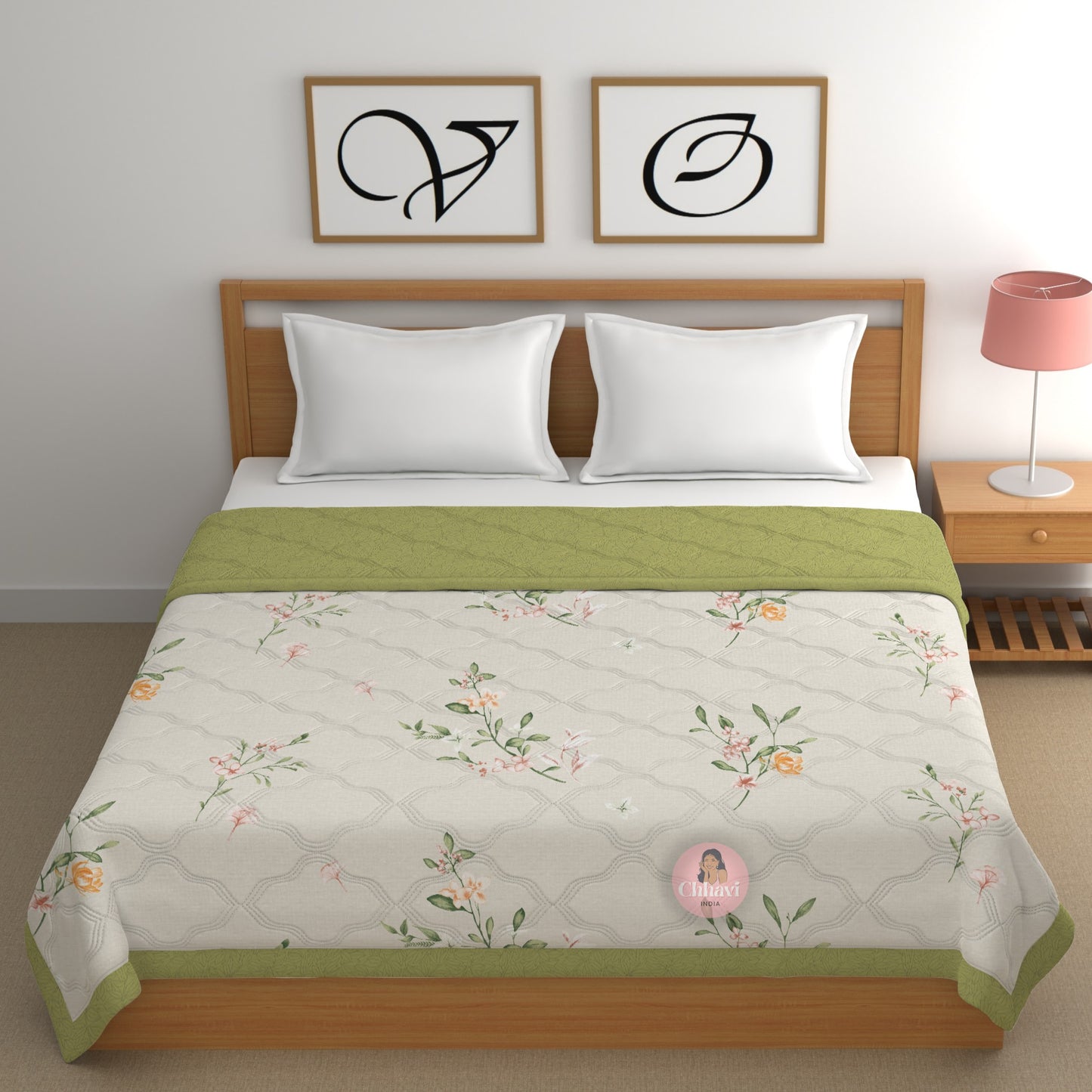 CHHAVI INDIA Printed Double Comforter for AC Room