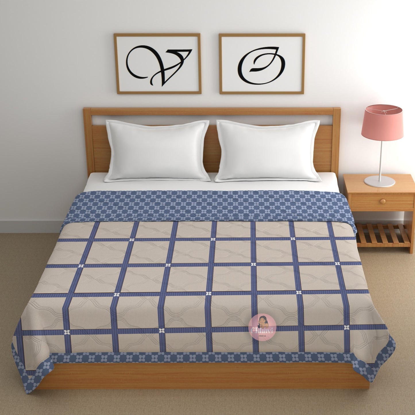 CHHAVI INDIA Printed Double Comforter for AC Room