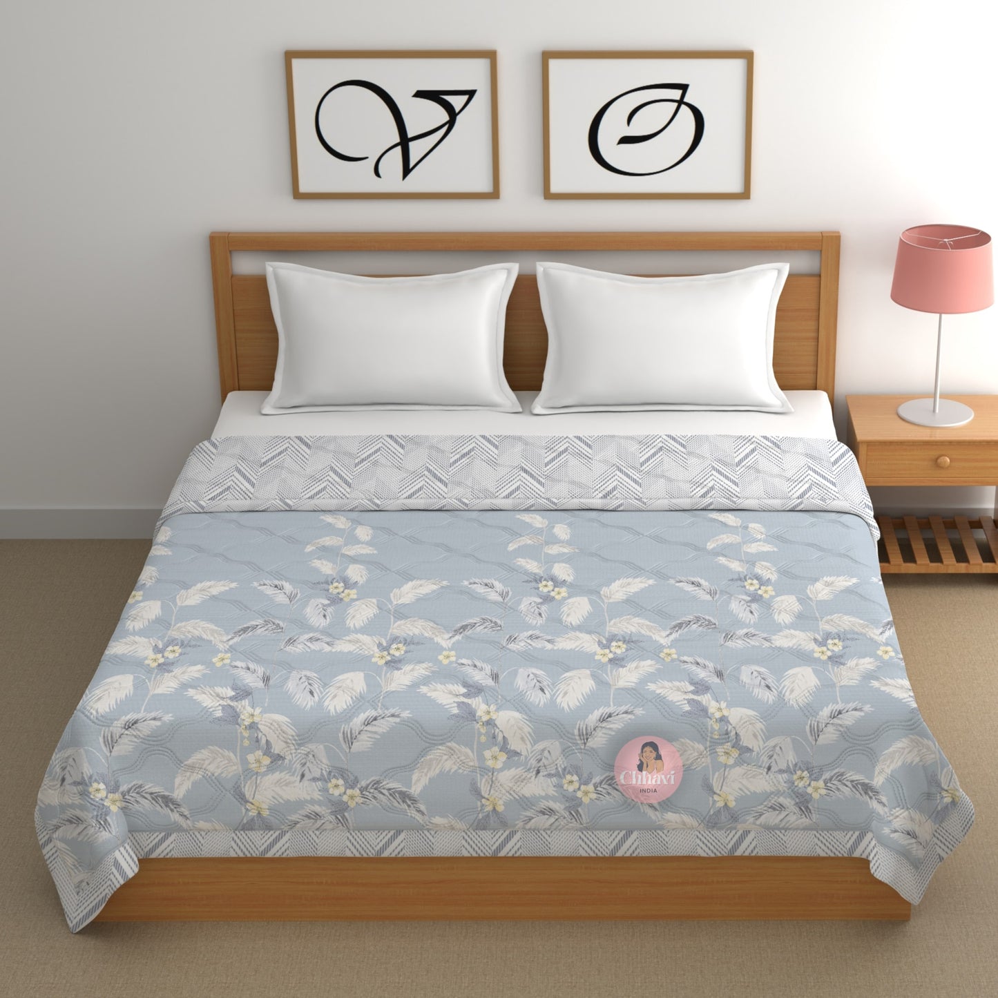 CHHAVI INDIA Printed Double Comforter for AC Room