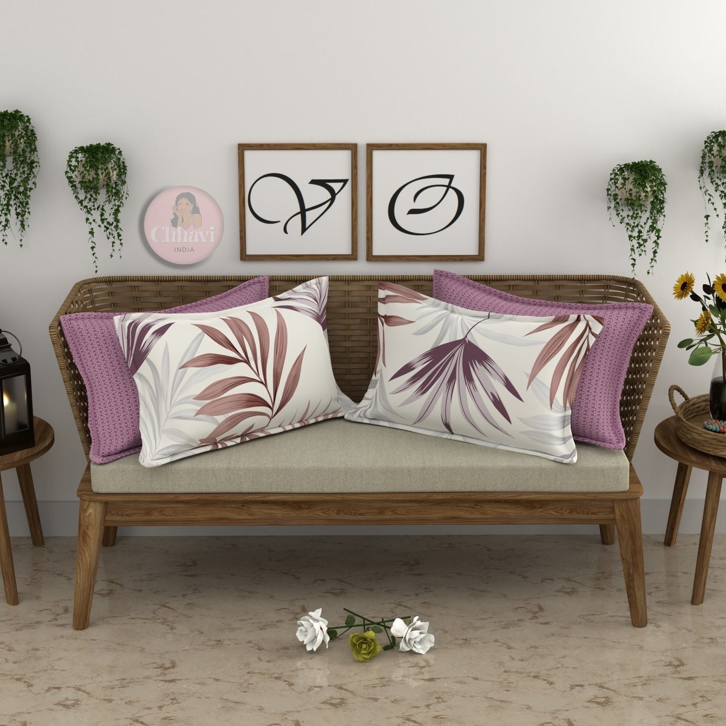 CHHAVI INDIA Microfiber Pillow Cover