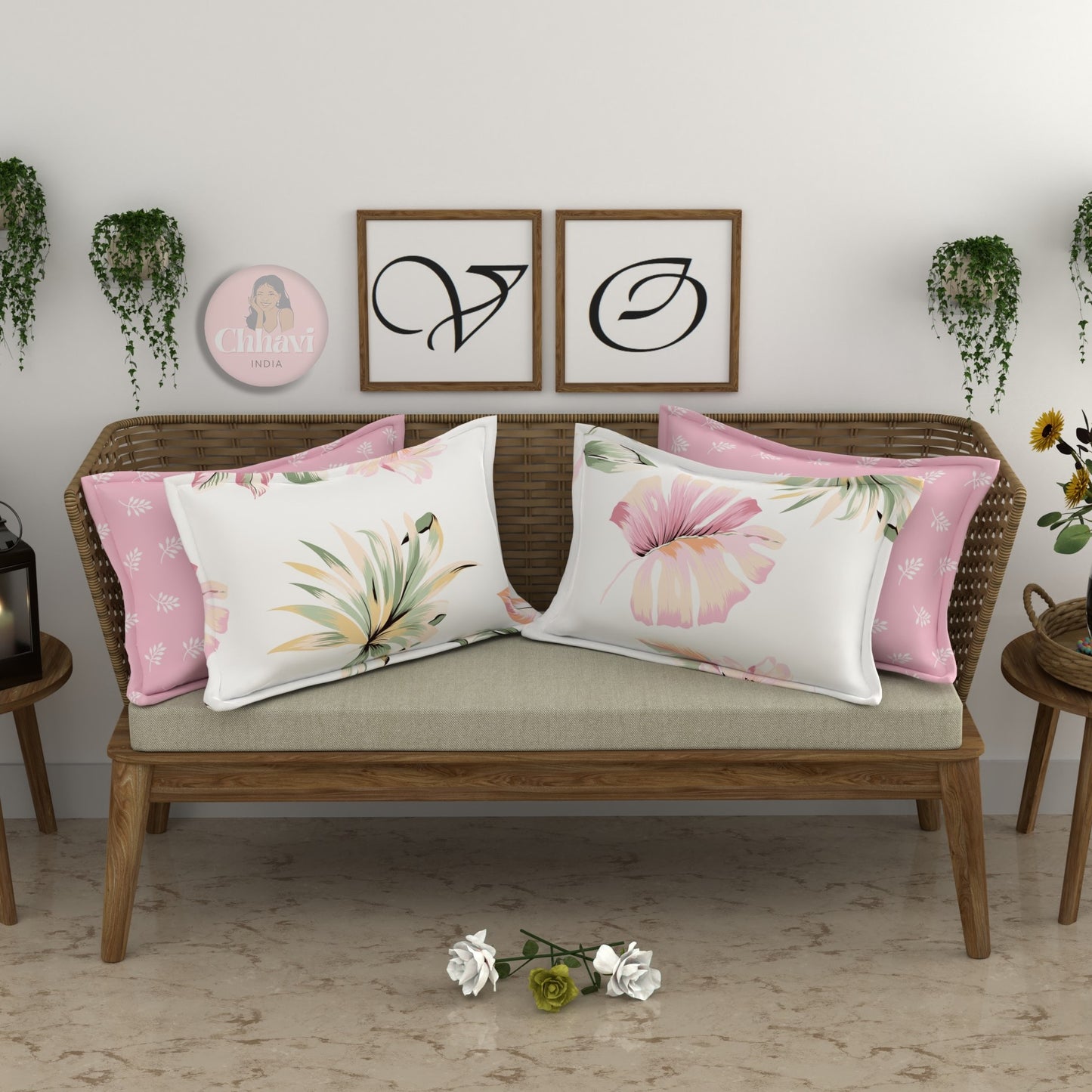 CHHAVI INDIA Microfiber Pillow Cover