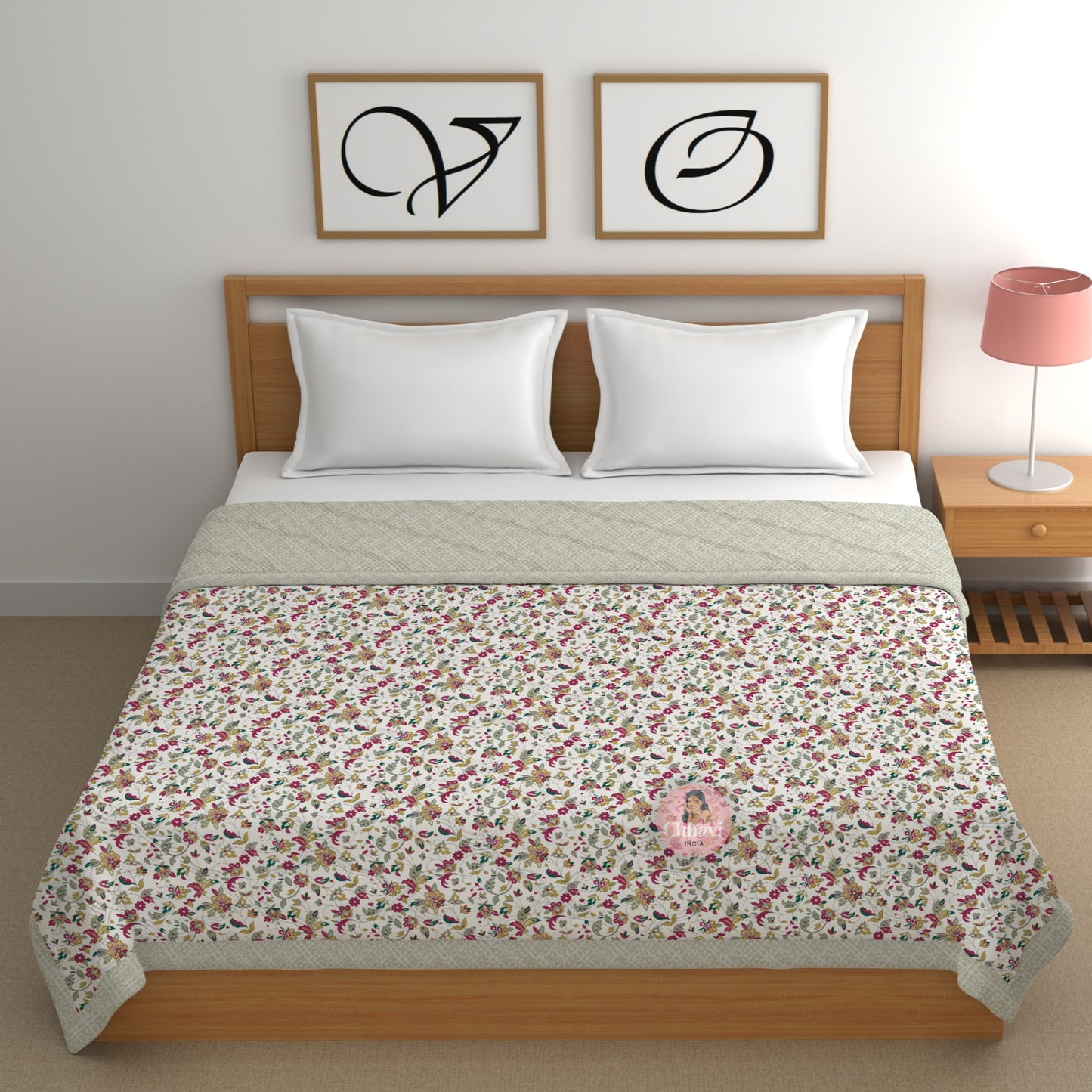 CHHAVI INDIA Printed Double Comforter for AC Room