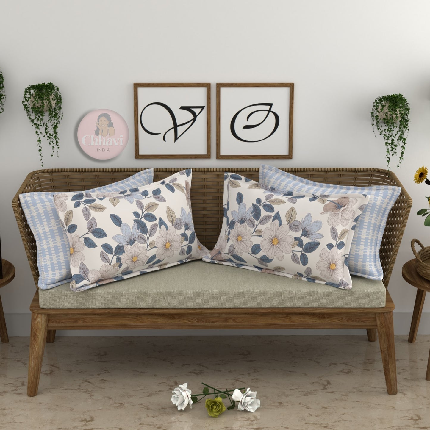 CHHAVI INDIA Microfiber Pillow Cover