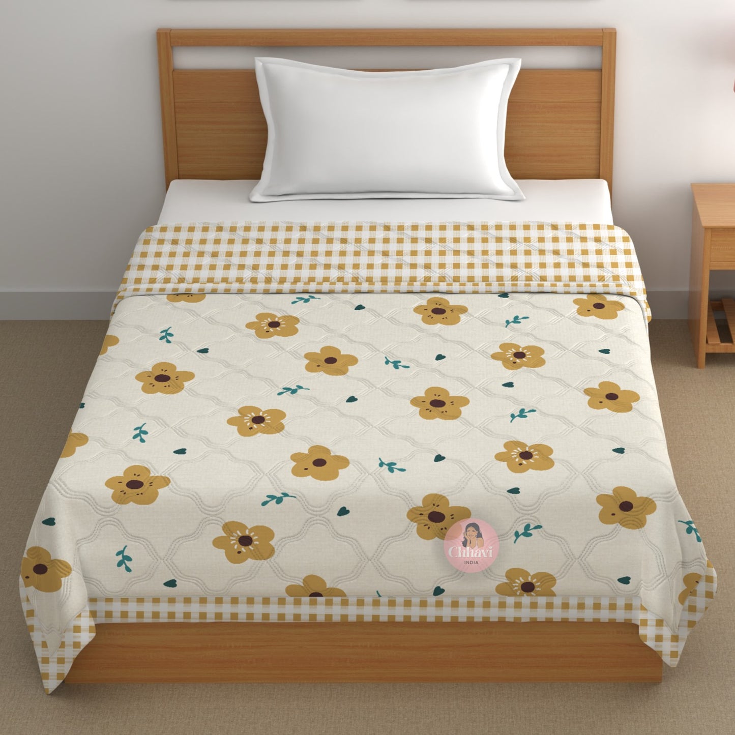 Chhavi india 210 TC single Bed Comforter