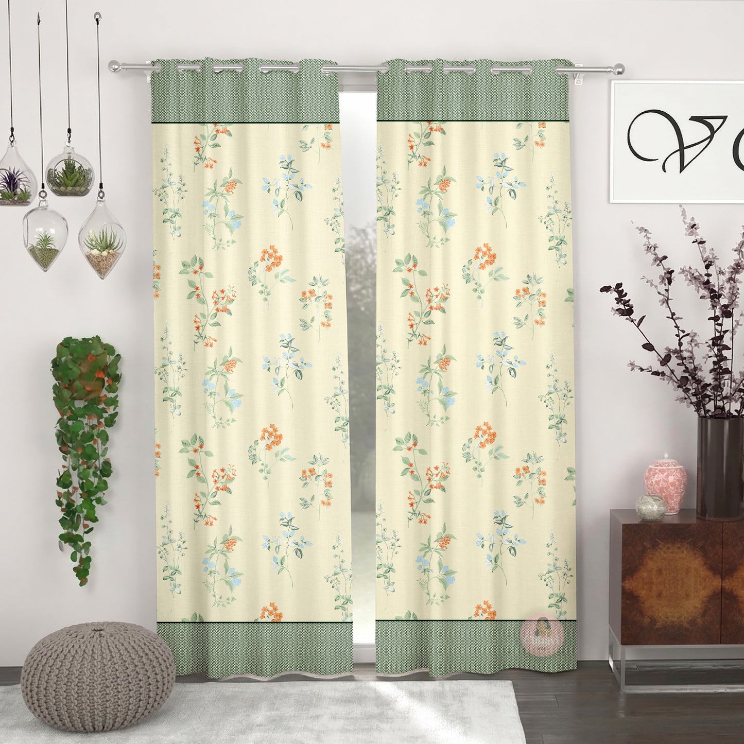 CHHAVI INDIA DESIGNER PRINTED DOOR CURTAIN PACK OF 2