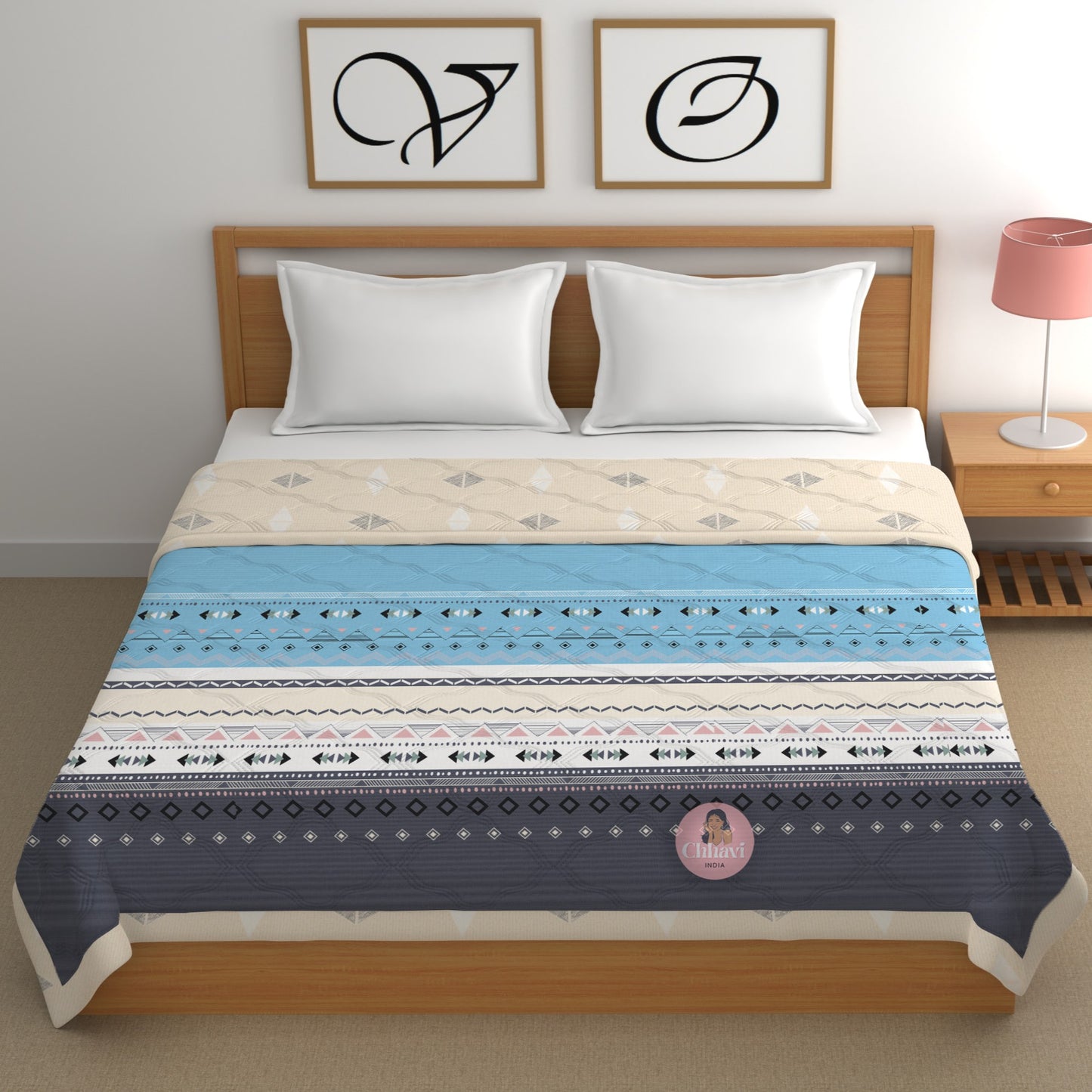 CHHAVI INDIA Printed Double Comforter for AC Room