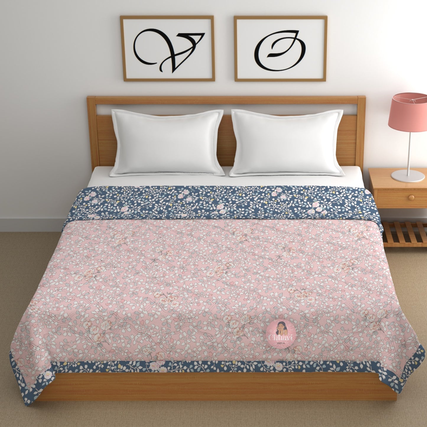 CHHAVI INDIA Printed Double Comforter for AC Room