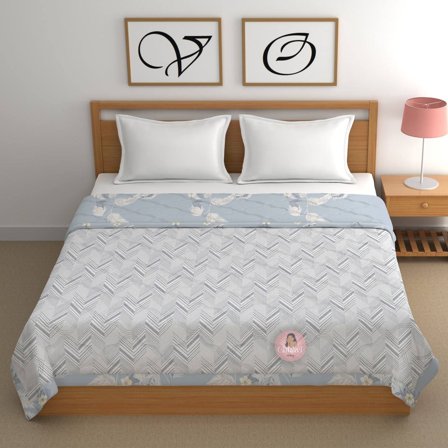CHHAVI INDIA Printed Double Comforter for AC Room