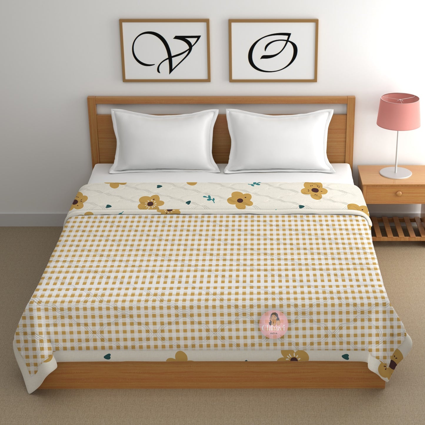 CHHAVI INDIA Printed Double Comforter for AC Room