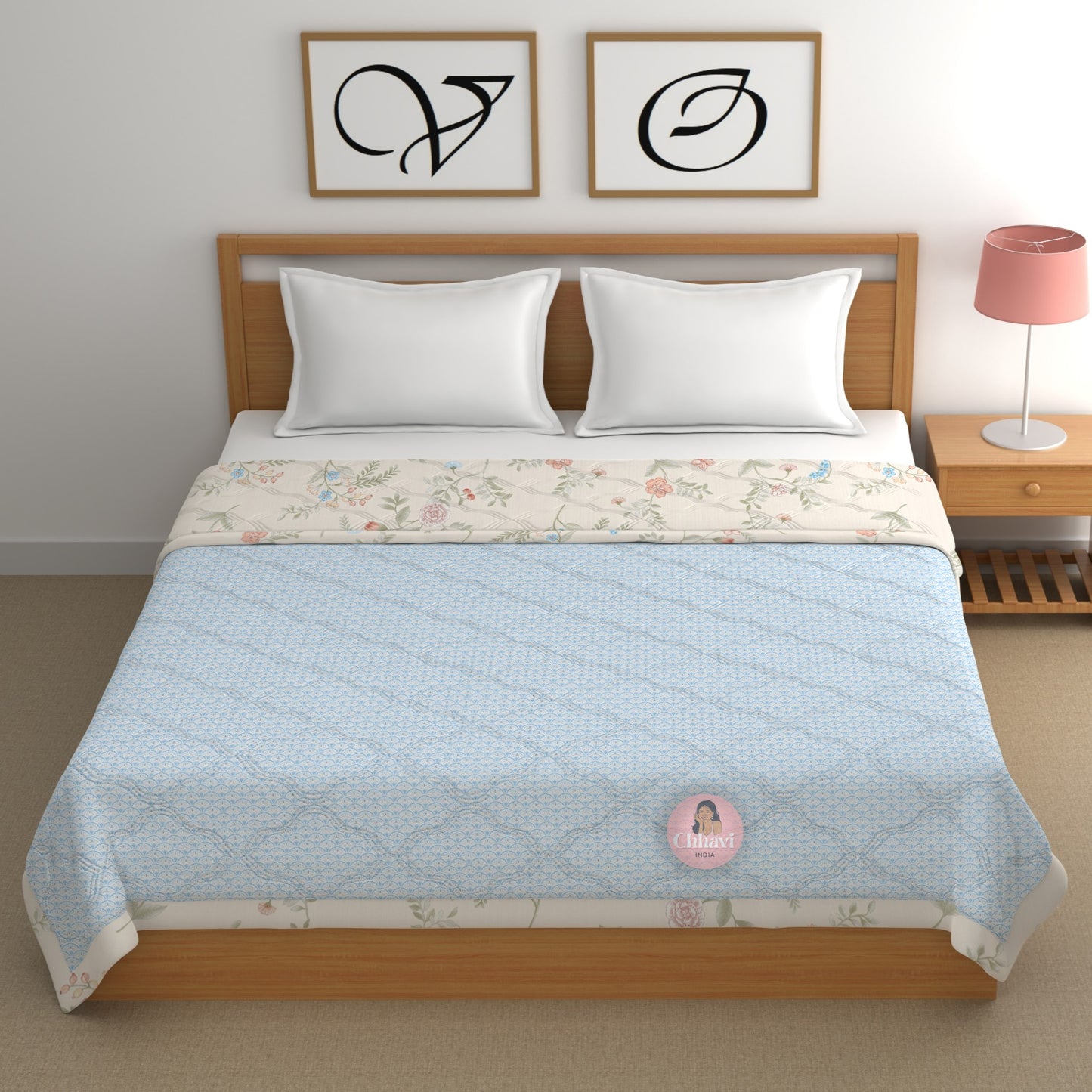 CHHAVI INDIA Printed Double Comforter for AC Room