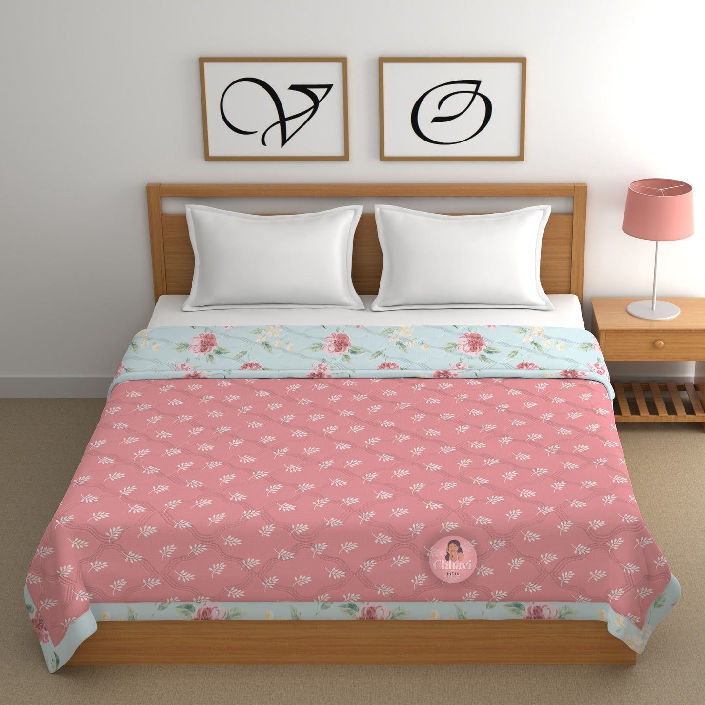 CHHAVI INDIA Printed Double Comforter for AC Room